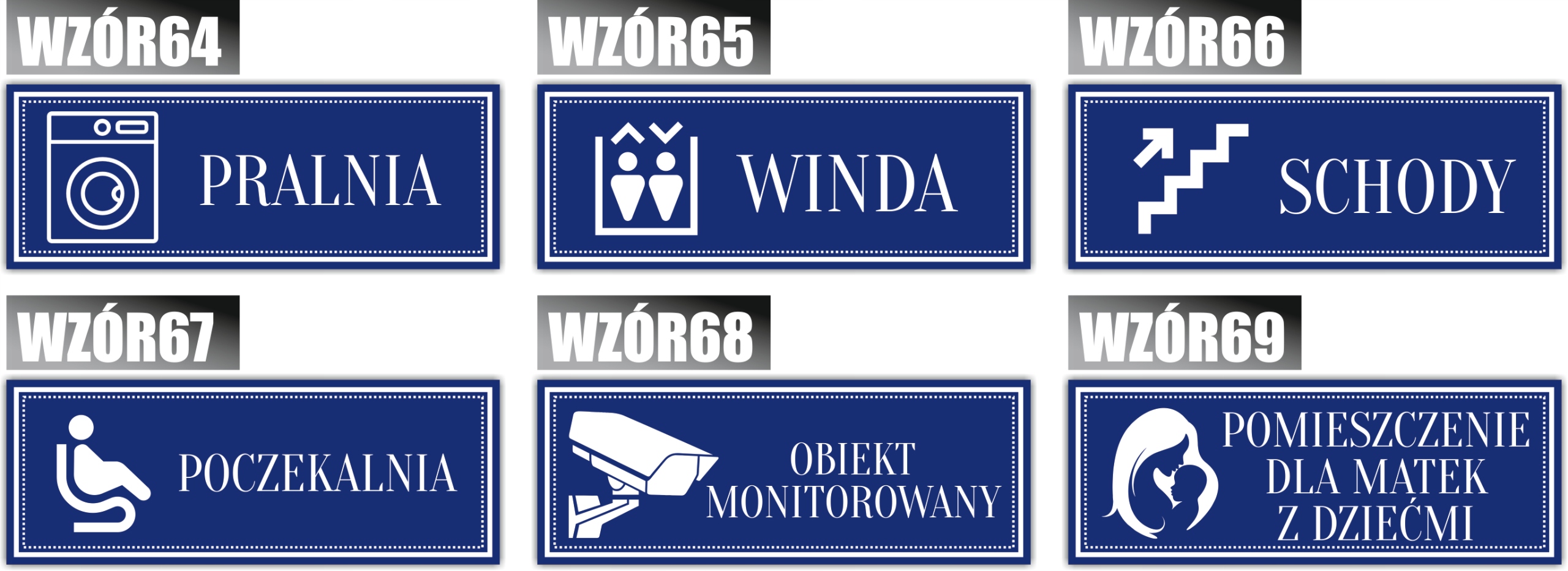 Tabliczka nierdzewana grawer PRALNIA