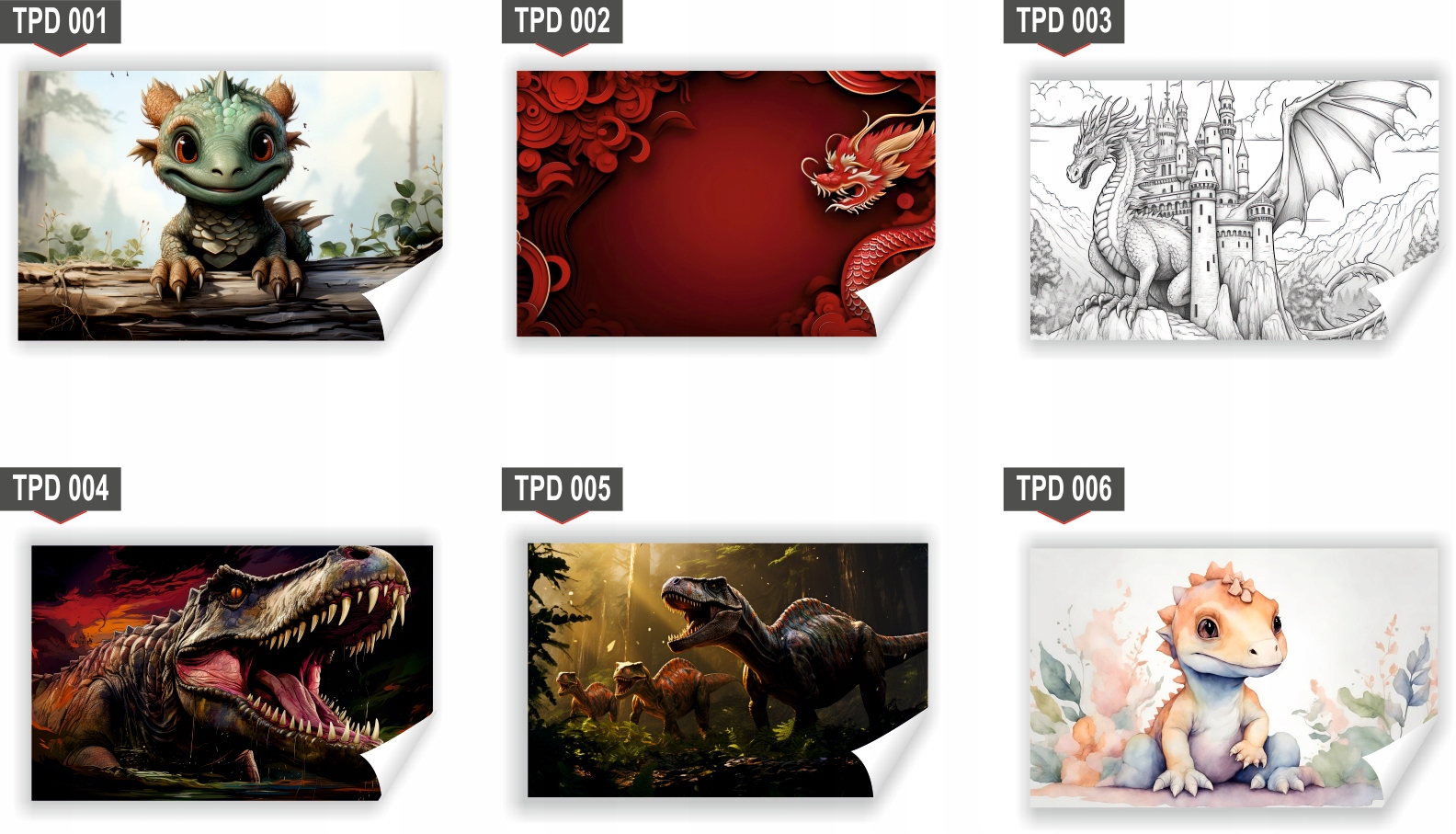 Fototapeta PREMIUM STRUKTURA ZMYWALANA zielony smok na tle natury