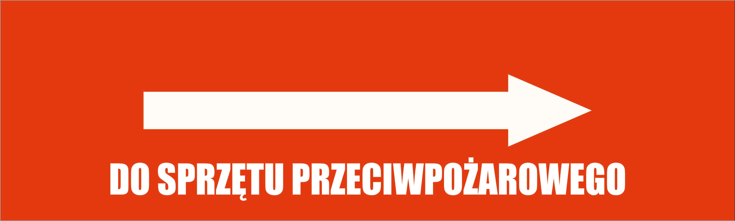 Tabliczka Do sprzętu przeciwpożarowego grawer piktogram 20x6 cm duży wybór