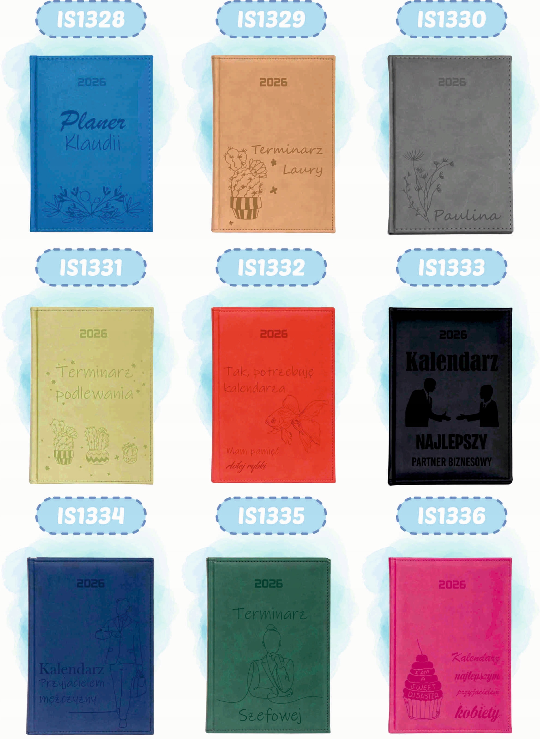 KALENDARZ A5 2026 dzienny TERMINARZ z grawerem PLANER DLA KIEROWCY TIRA