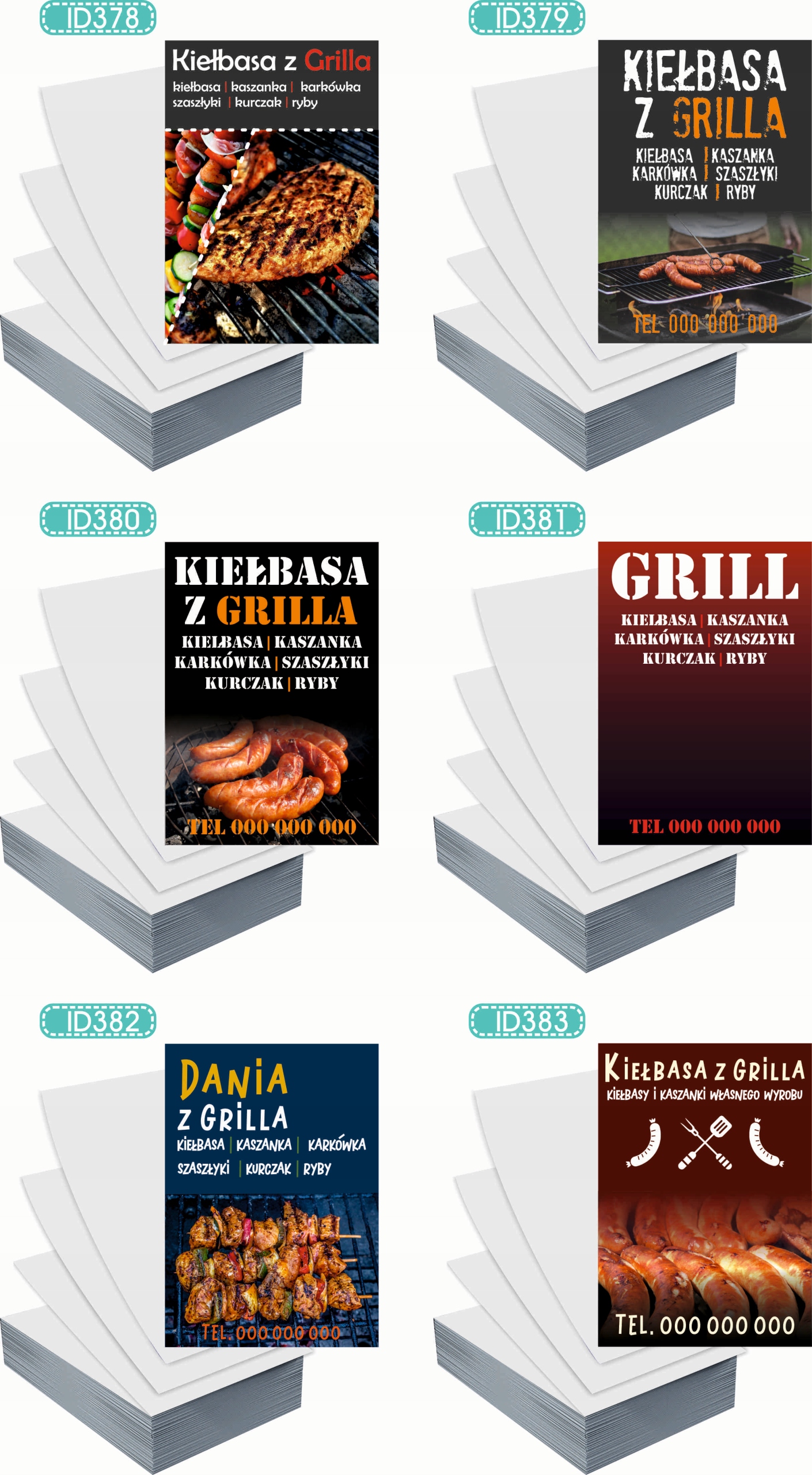 Ulotki A5 reklamowe firmowe 100 szt wiele wzorów do wyboru KWIACIARNIA