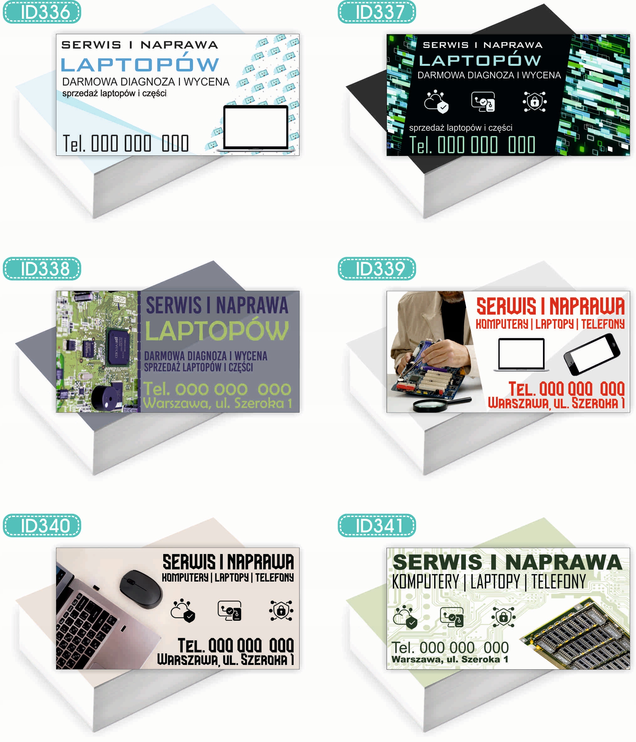 Wizytówki firmowe Foliowane 1000szt dużo różnych wzorów PRALNIA