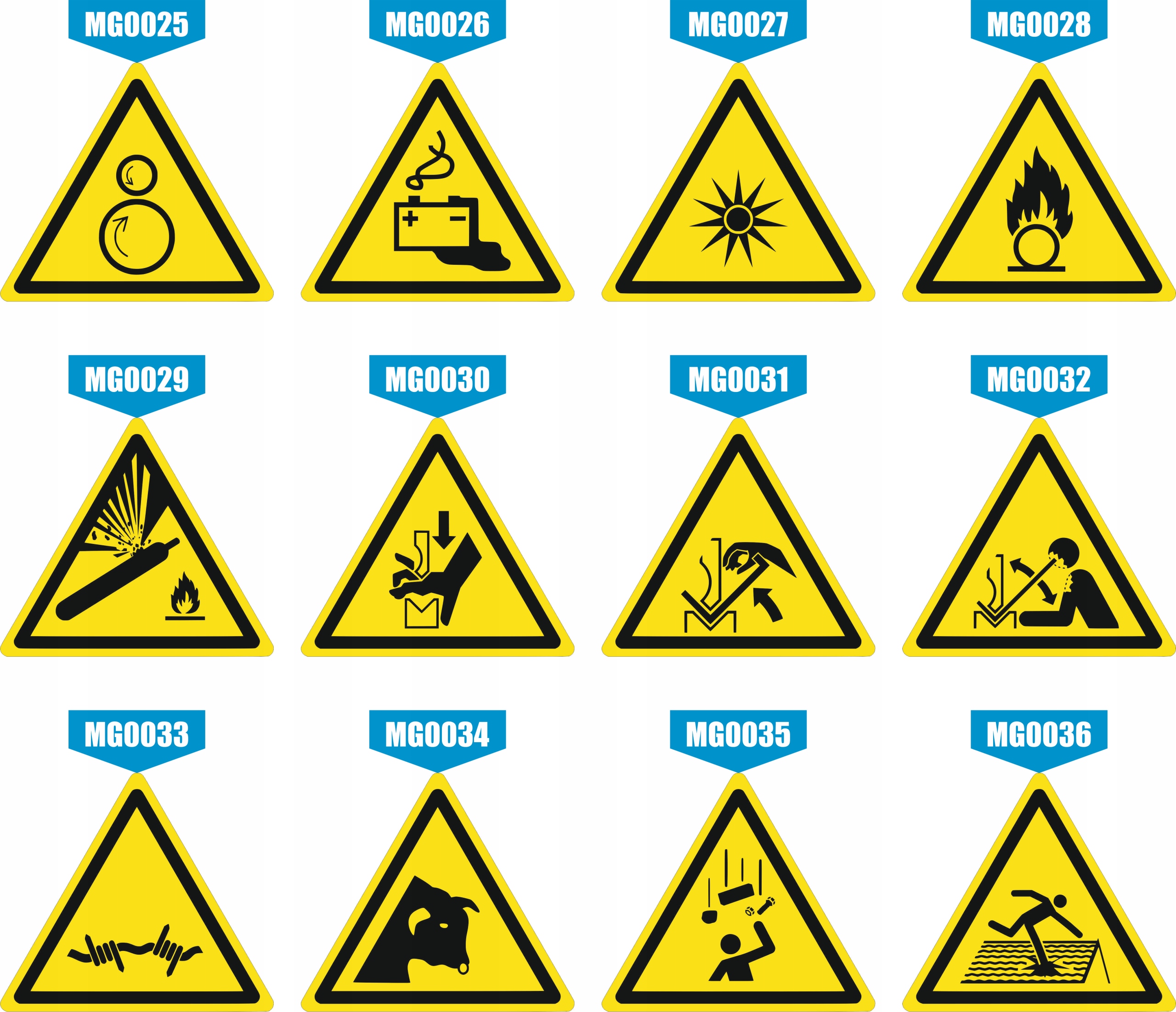 Znak Oznakowanie wind -wymiary przestrzeni bezpieczeństwa grawerowana 10x10