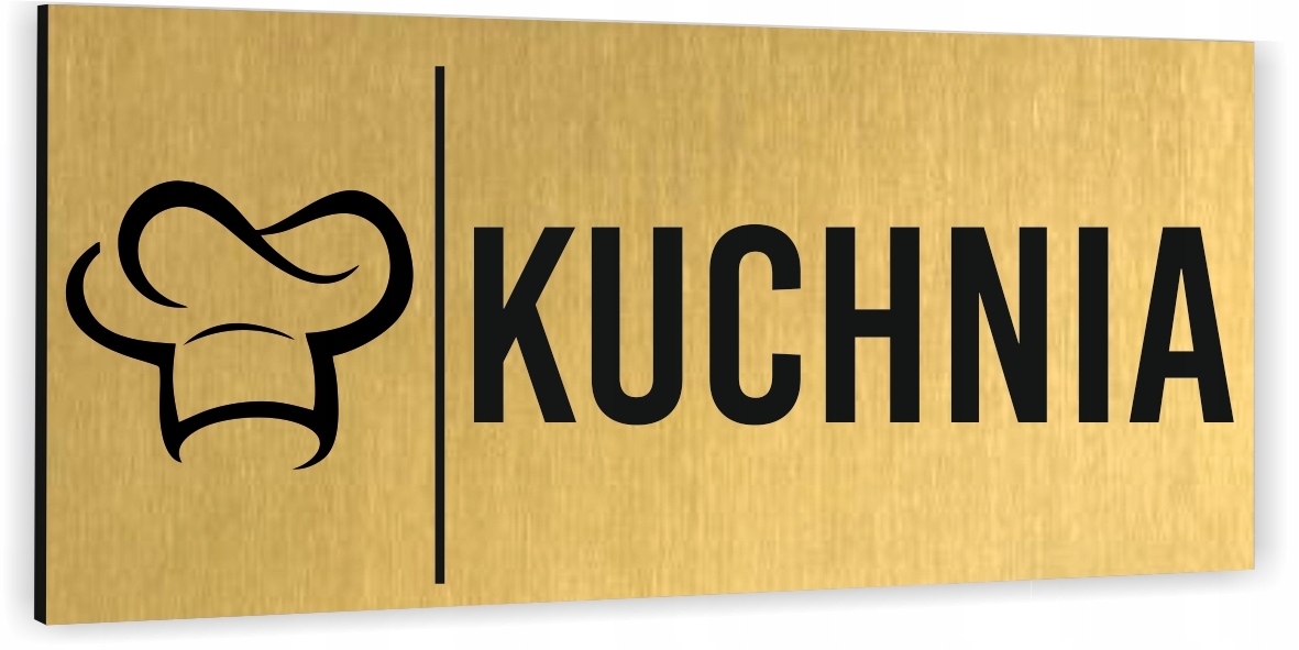 Tabliczka na drzwi znak kuchnia Piktogram Tablica informacyjna Aluminium