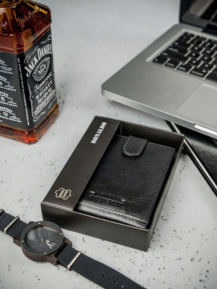 Portfel męski skóra z grawerem PREZENT dla brata