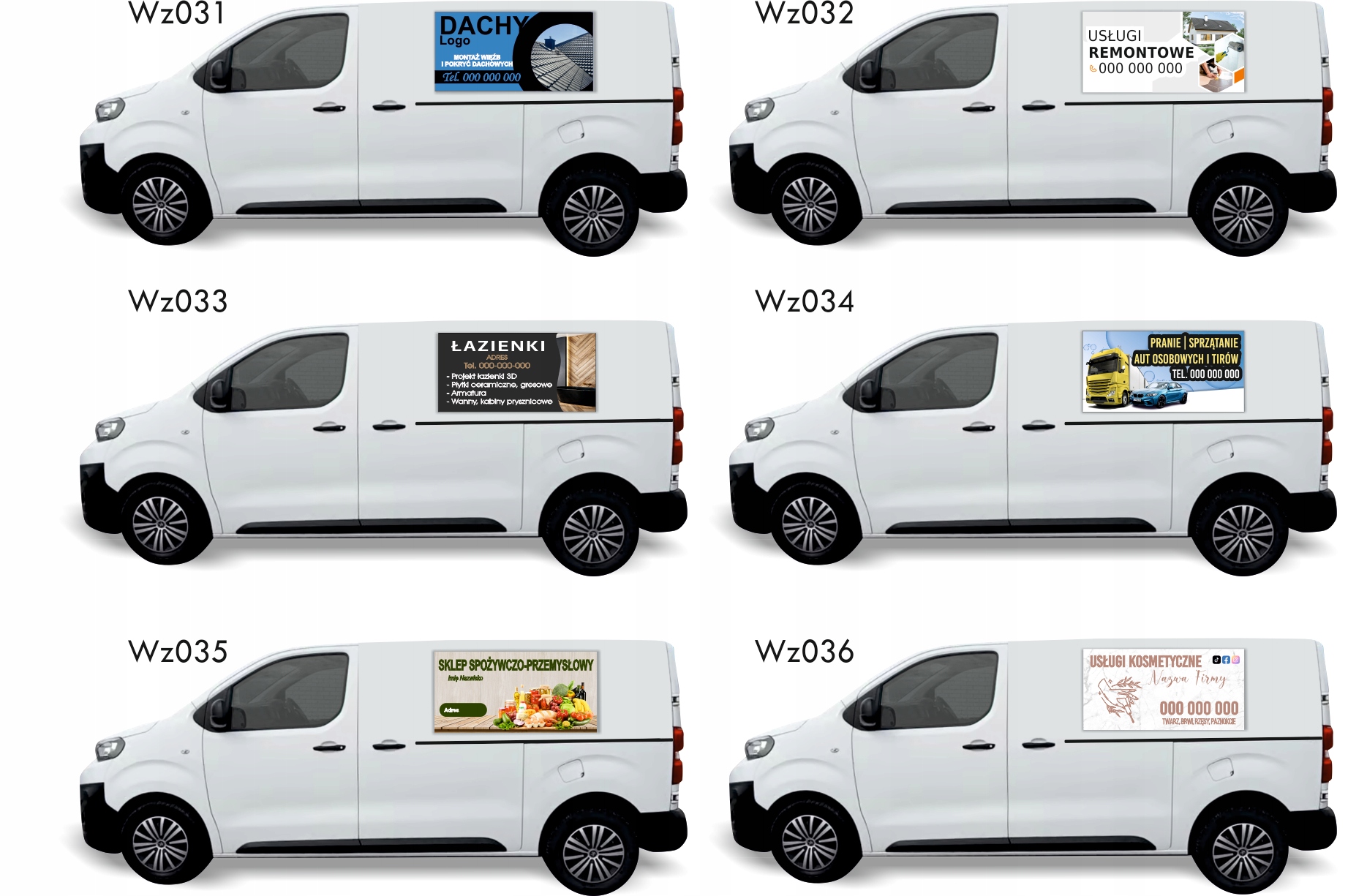 Reklama Naklejka na samochód GOTOWE WZORY PROJEKT CHIPTUNING ADBLUE DPF EGR