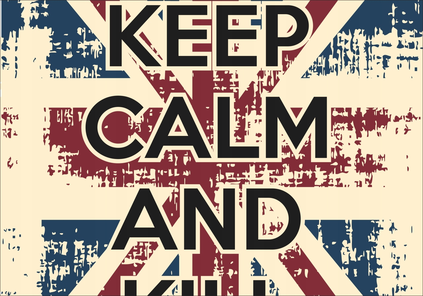 FOTOTAPETA fototapety Keep Calm flaga brytyjska