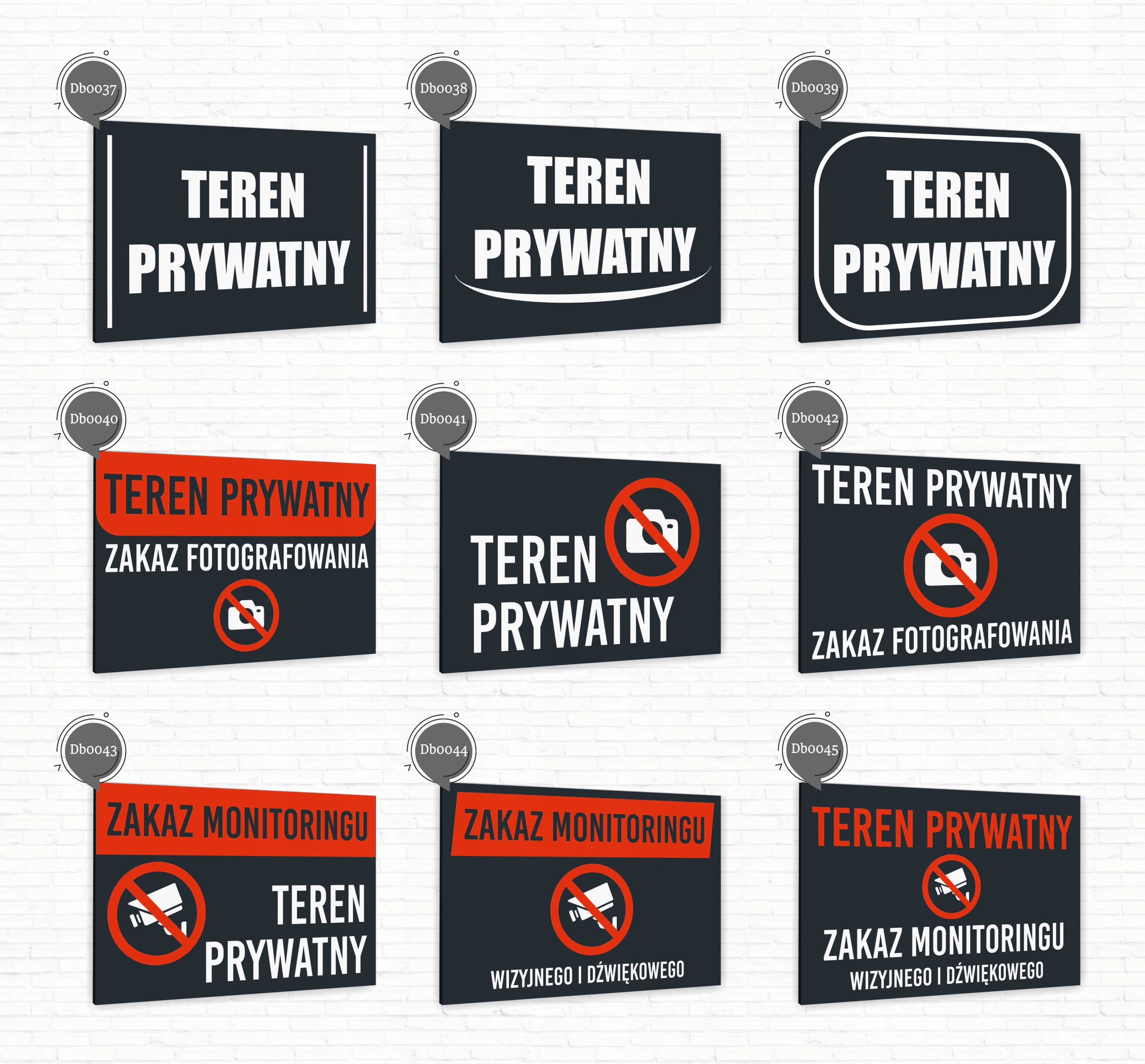 Tabliczka znak informacyjny 30x20 Antracyt PARKING Nierdzewna NADRUK UV