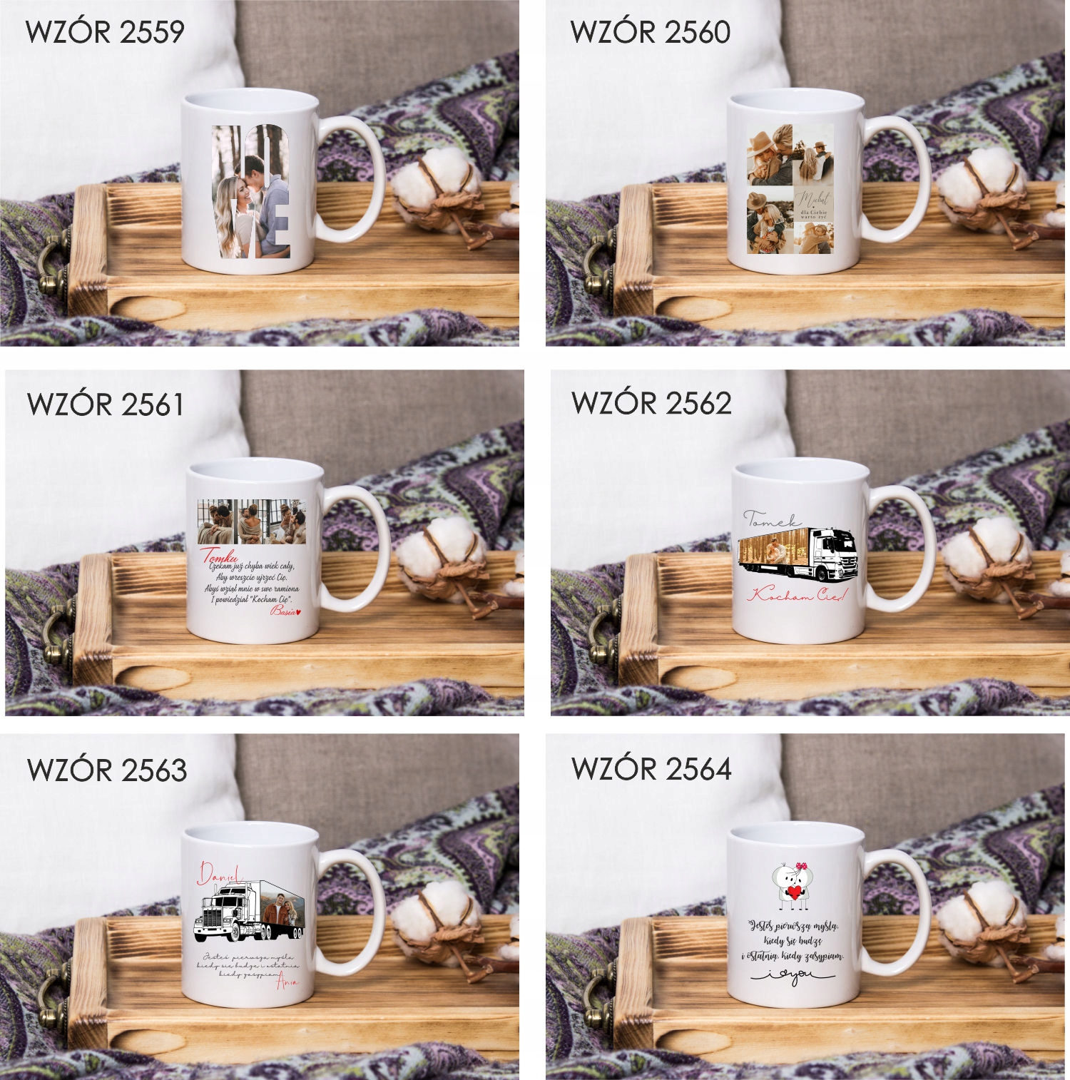 Kubek z nadrukiem PREZENT dla MAMY WALENTYNKI