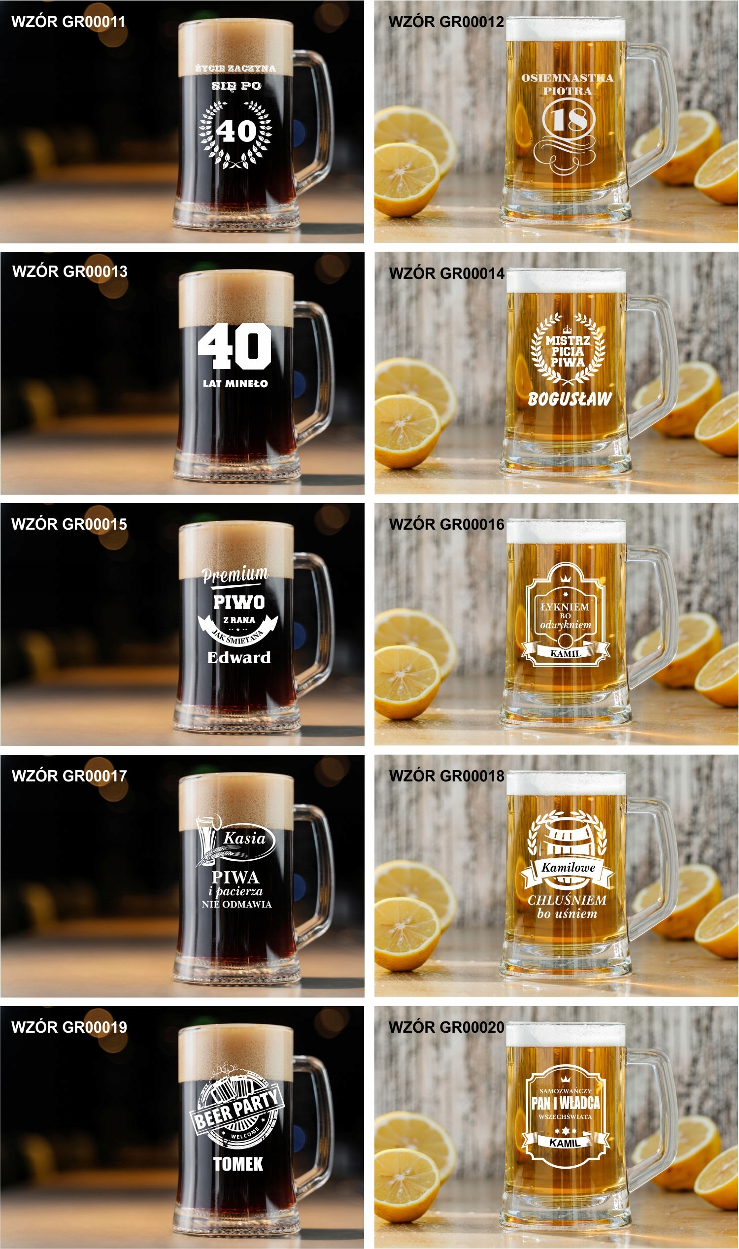 prezent dla taty KUFEL DO PIWA NA DZIEŃ OJCA