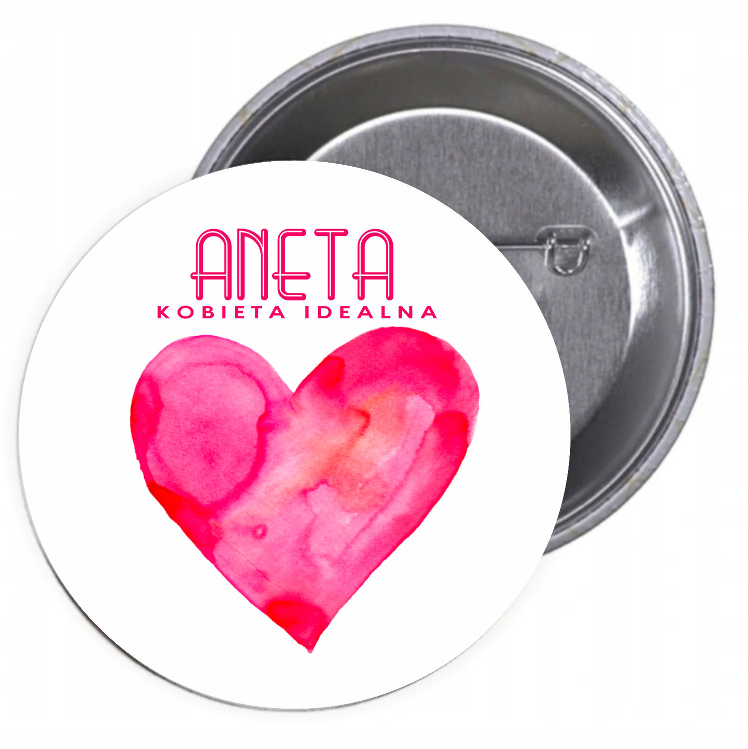 Przypinki buttony WSPANIAŁY upominek na walentynki