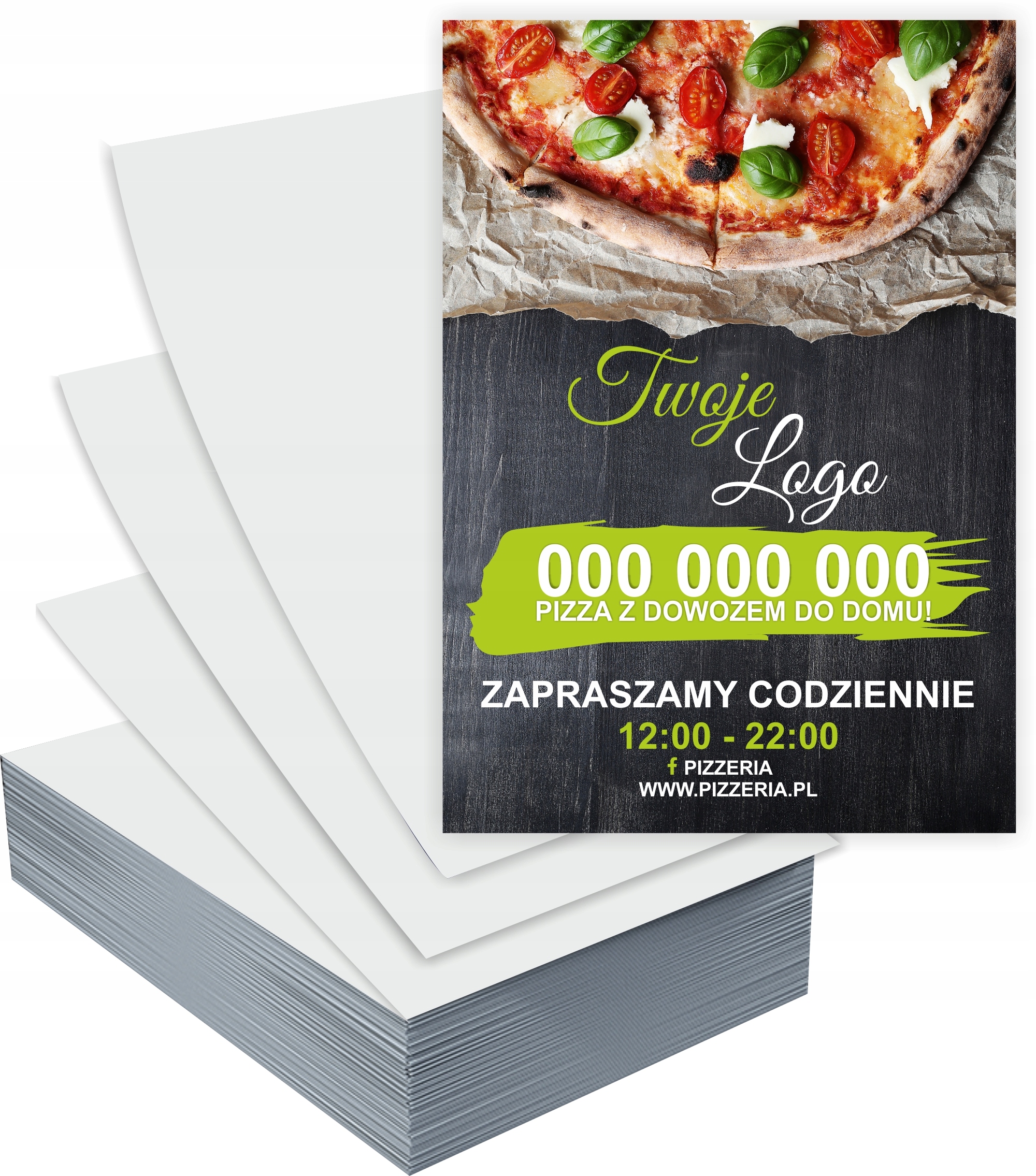 Ulotki A4 reklamowe firmowe GOTOWY PROJEKT GRATIS 5000 szt