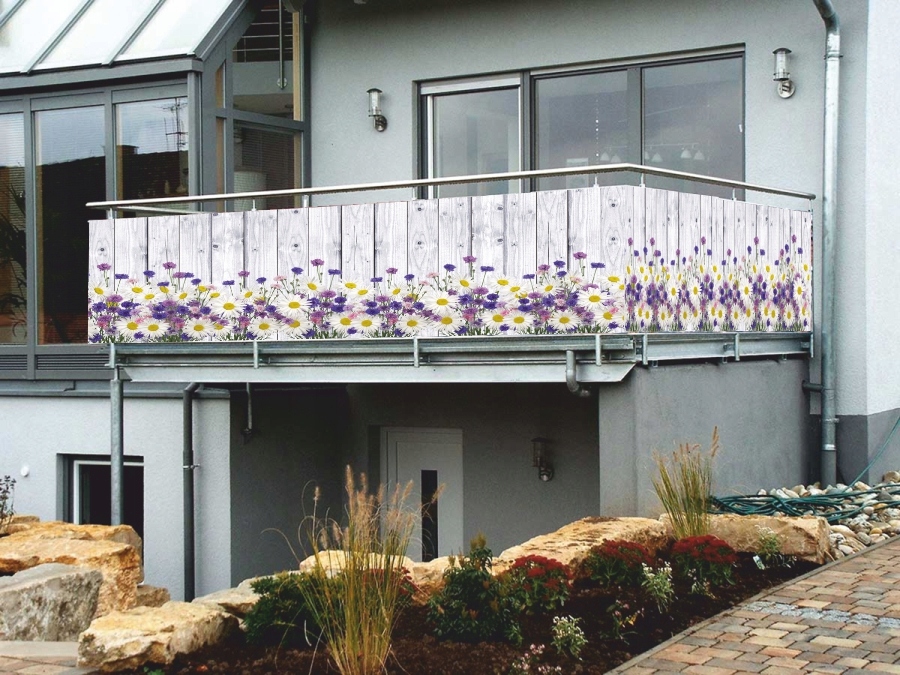 OSŁONA BALKONOWA na balkon siatkę kwiaty SURFINIE