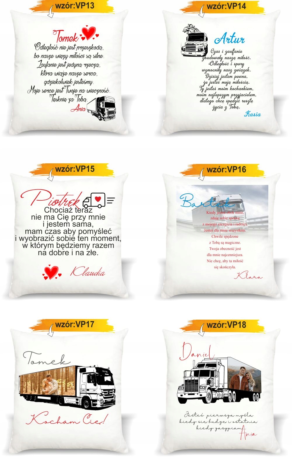 PODUSZKA PREZENT na Walentynki do pracy szkoły