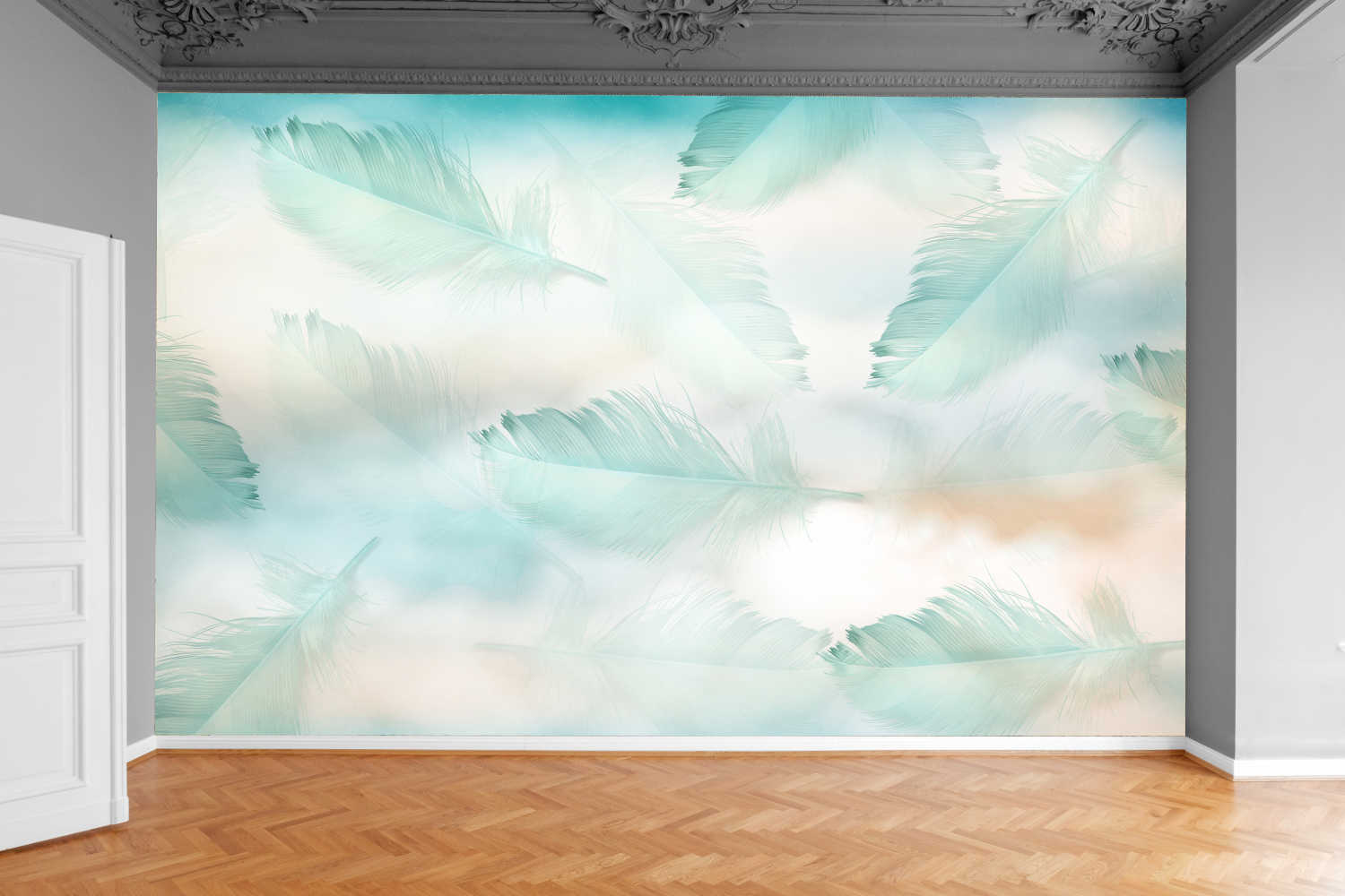 Fototapeta PIÓRO DELIKATNE PIÓRA 3D 300x210