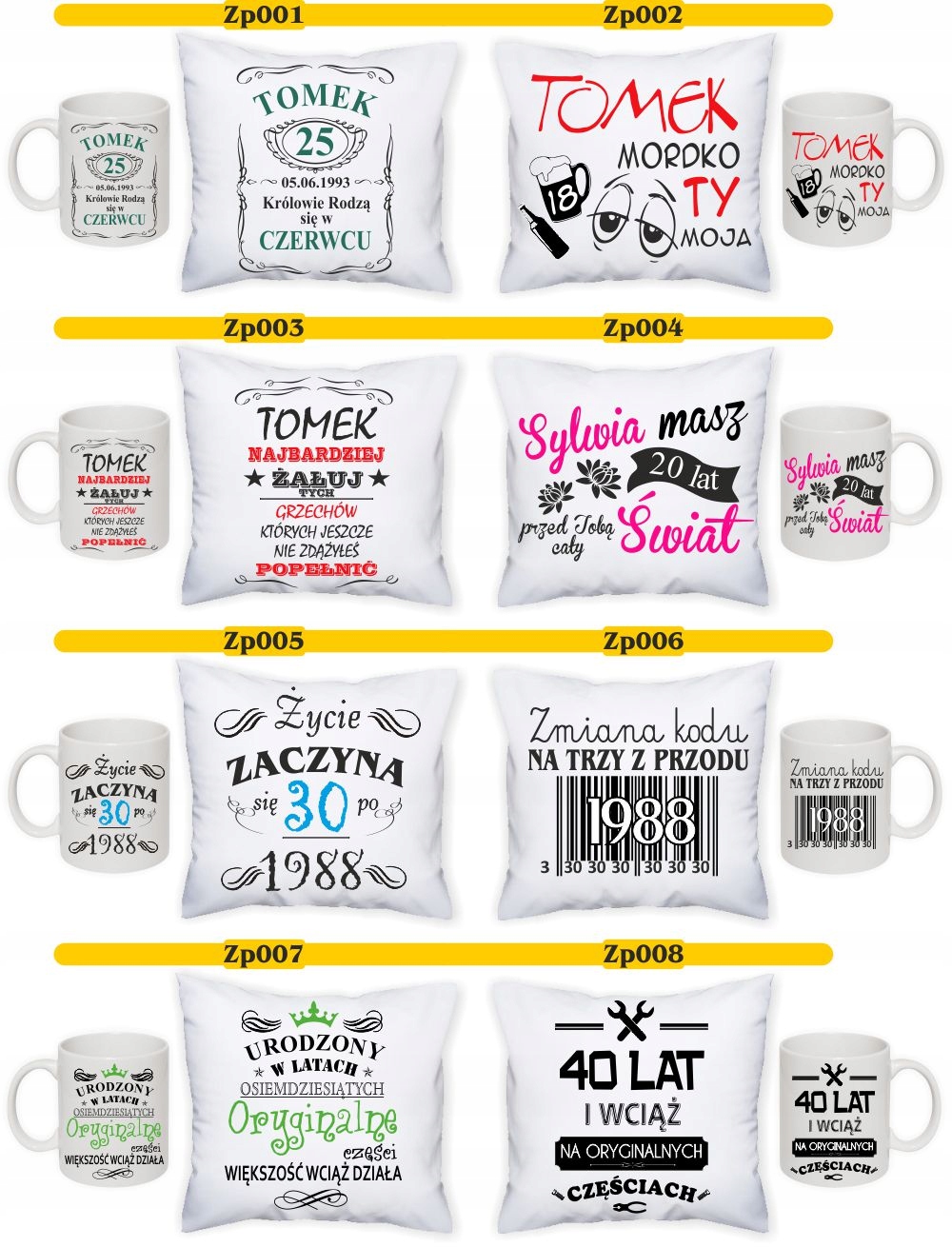 PODUSZKA+KUBEK zestaw prezent Święta Mikołajki