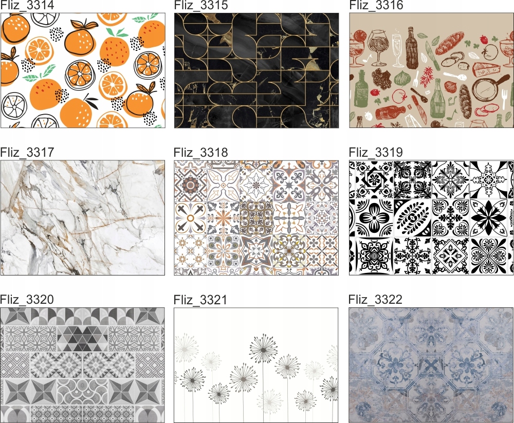 fototapeta KUCHENNA DO JADALNI KUCHNI LIŚCIE