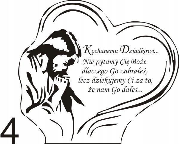 STATUETKA PODSTAWKA POD ZNICZ na grób + grawer XL