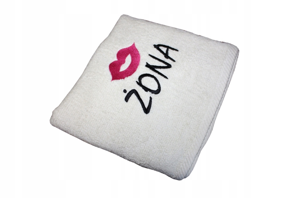 Bawełniane ręczniki haft komputerowy TANIO logo