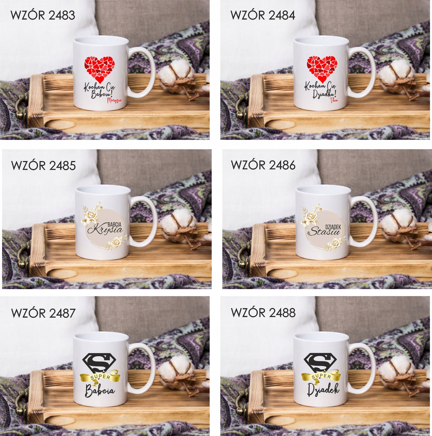 Kubek PREZENT dla dziadka SUPER DZIADEK