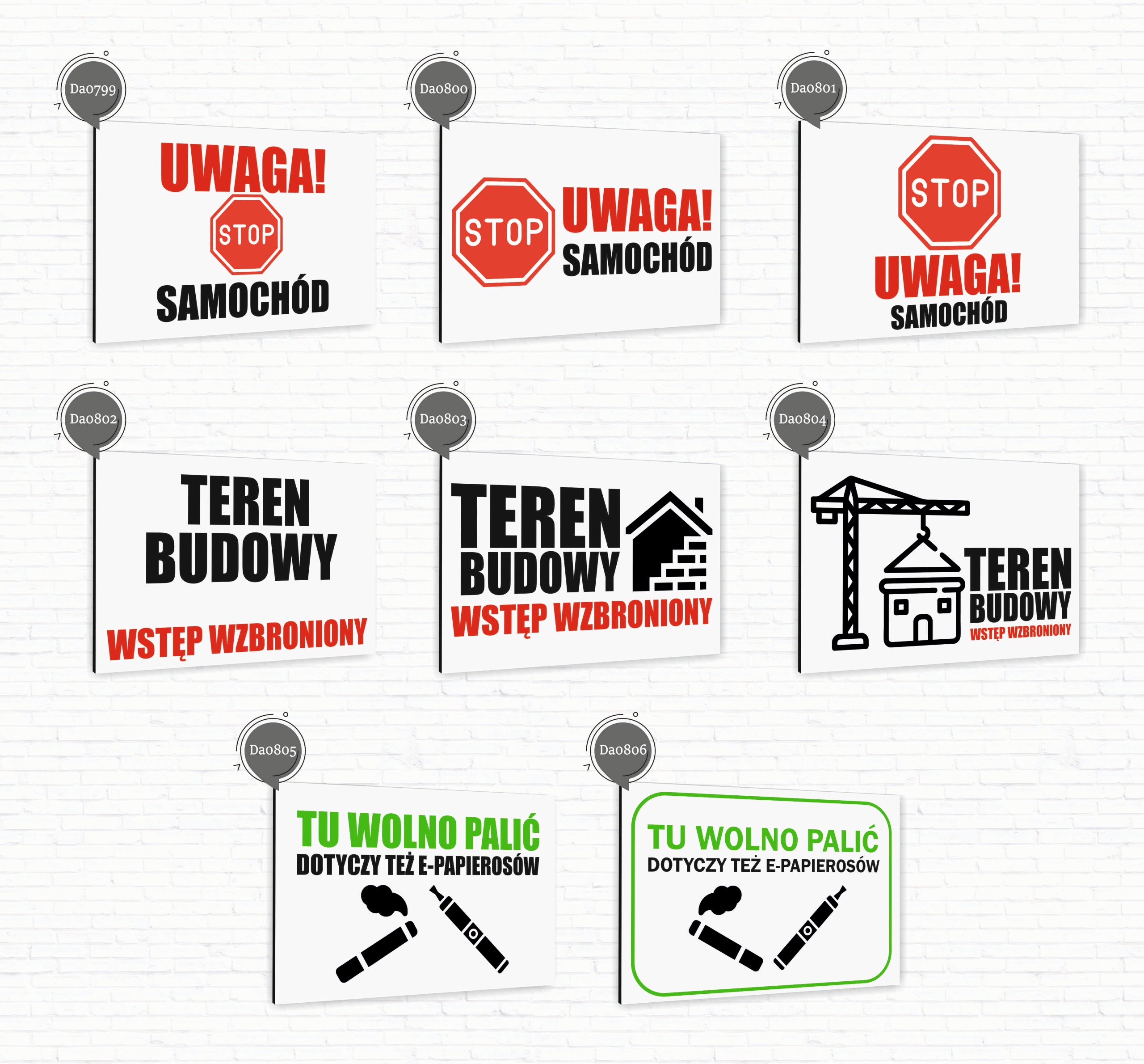 Tabliczka informacyjna znak dibond 30x20 cm brama otwierana automatycznie