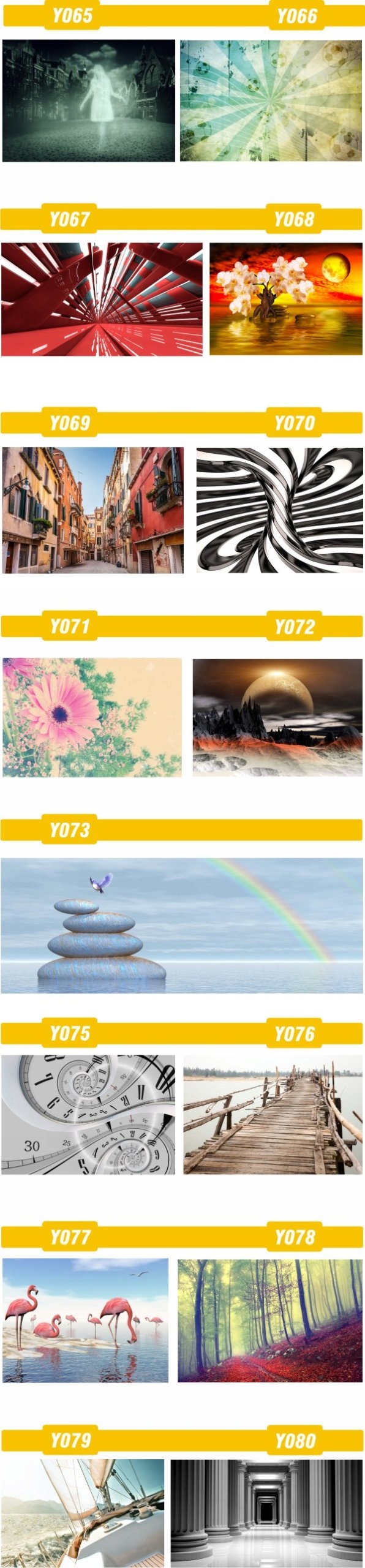 PLAKAT perspektywa NOWOCZESNE wzory 3D JAKOŚĆ hit!