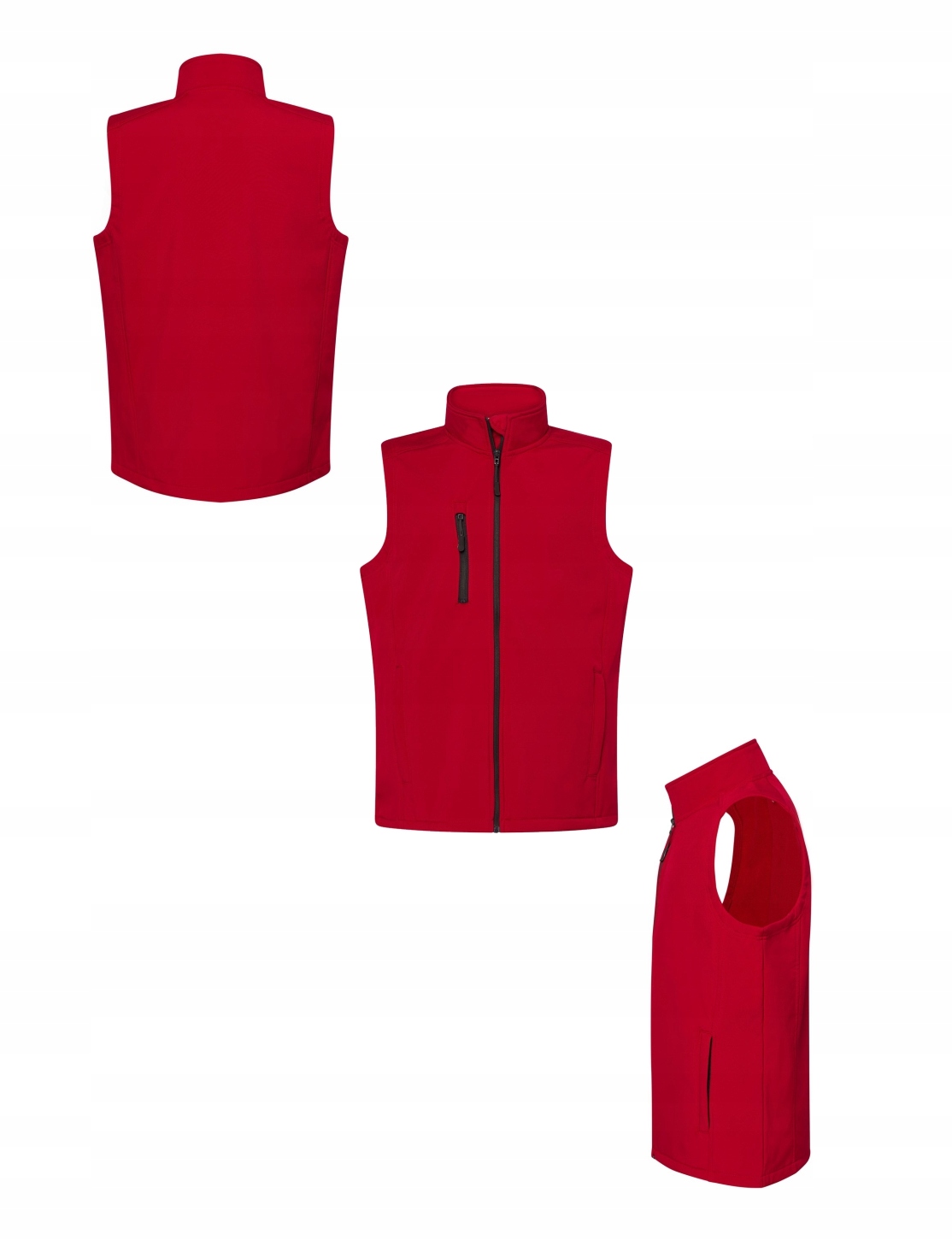 Kamizelka softshell męska TWÓJ HAFT LOGO NAPIS firmowa reklamowa 20 sztuk