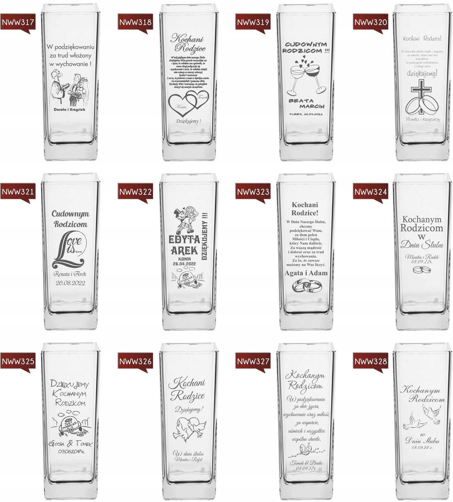 Wazon z grawer PREZENT na wieczór panieński