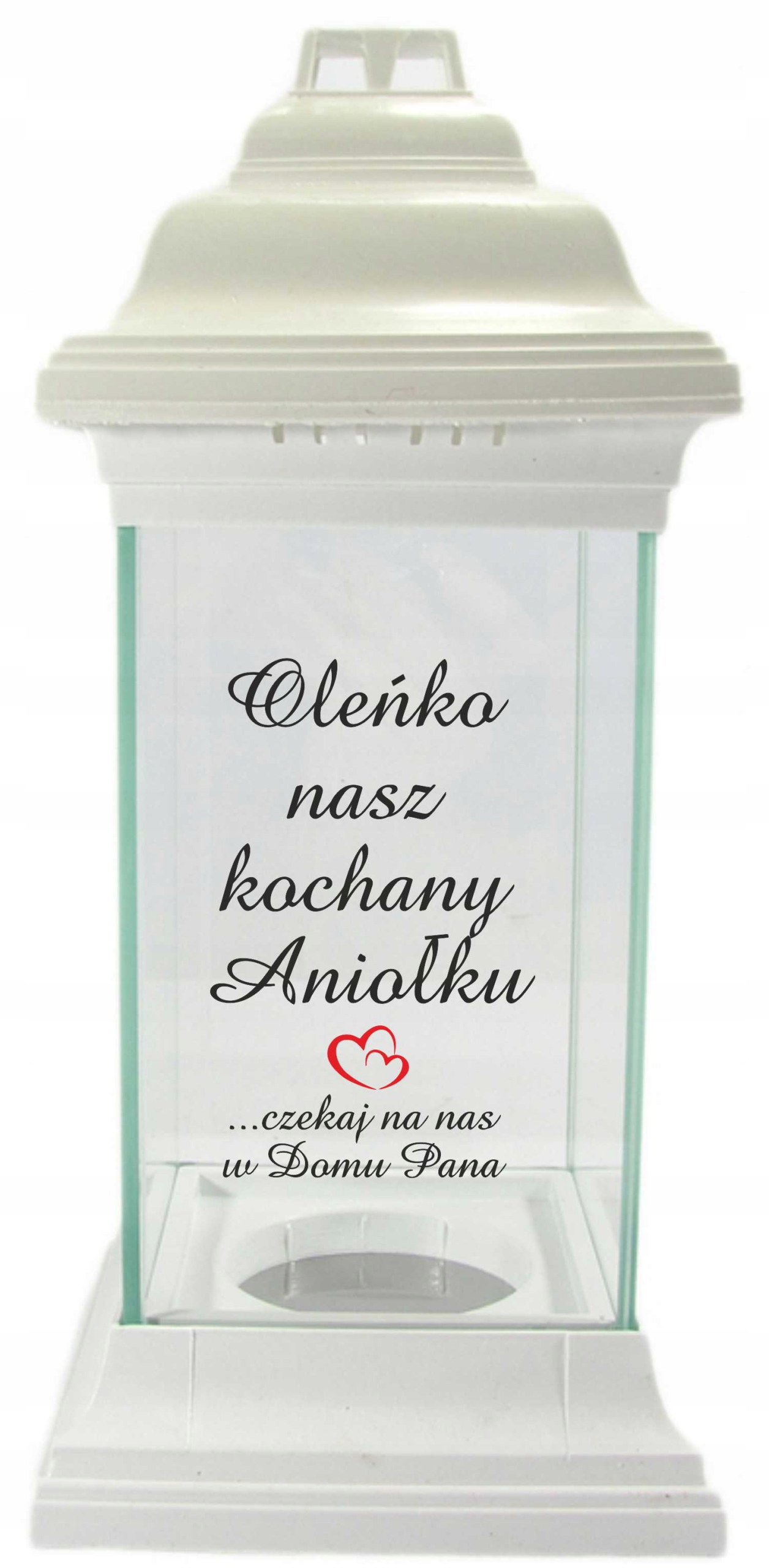 Personalizowany Znicz z nadrukiem UV dla dziecka