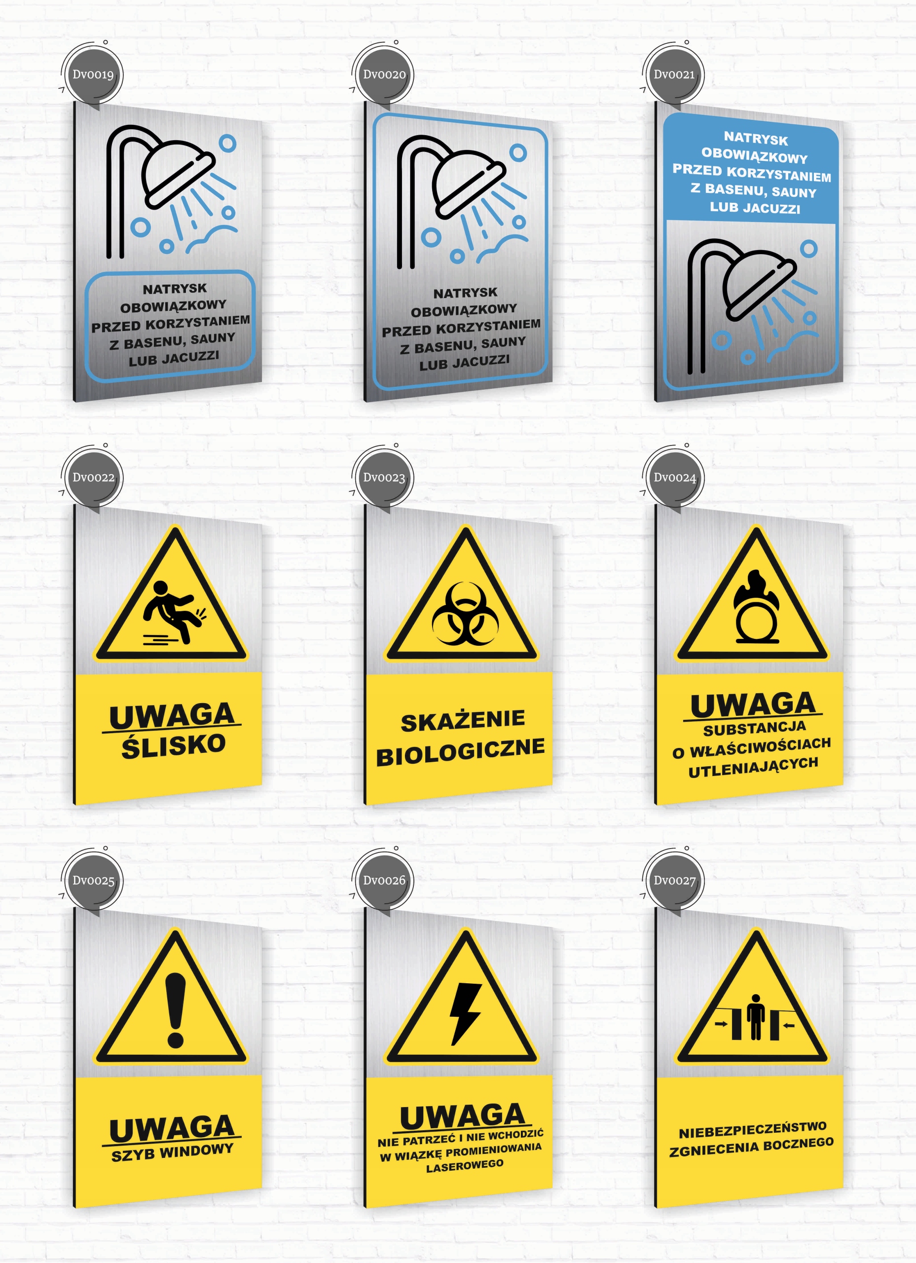 Tabliczka znak informacyjny 40x30 Srebrna ZAKAZ KOTWICZENIA Aluminiowa