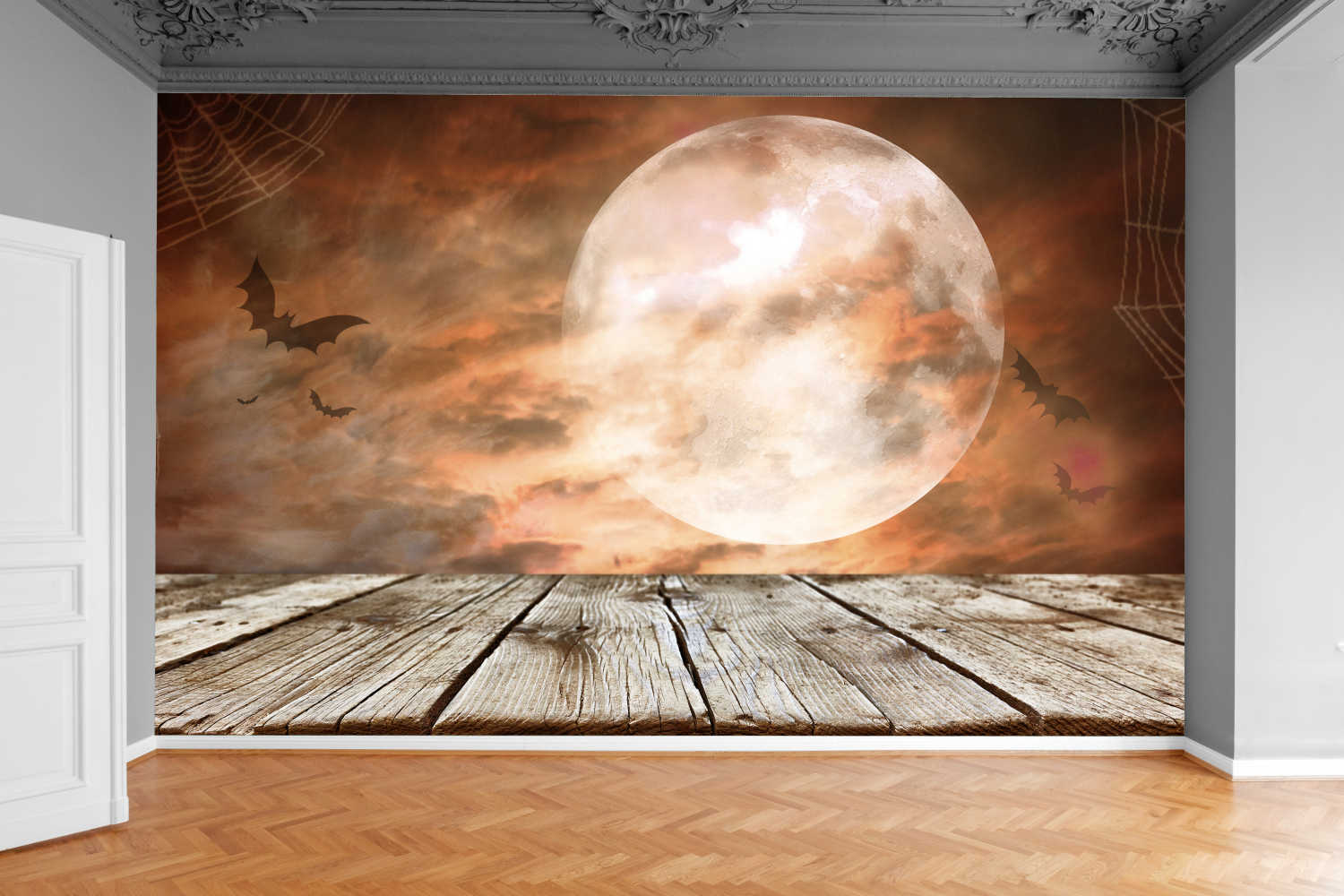Fototapeta DESKI KSIEŻYC NIETOPERZE 300x210