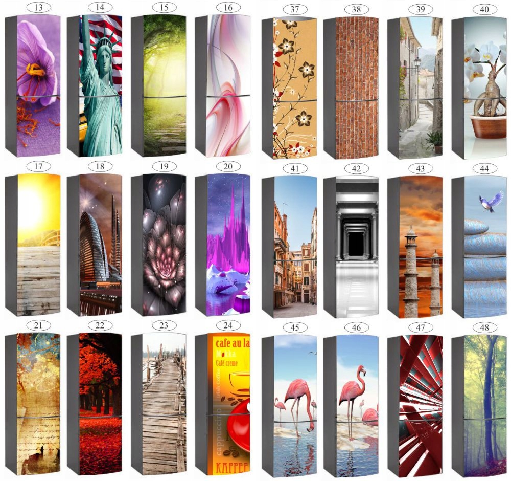 NAKLEJKA na lodówkę naklejki skin OZDOBA