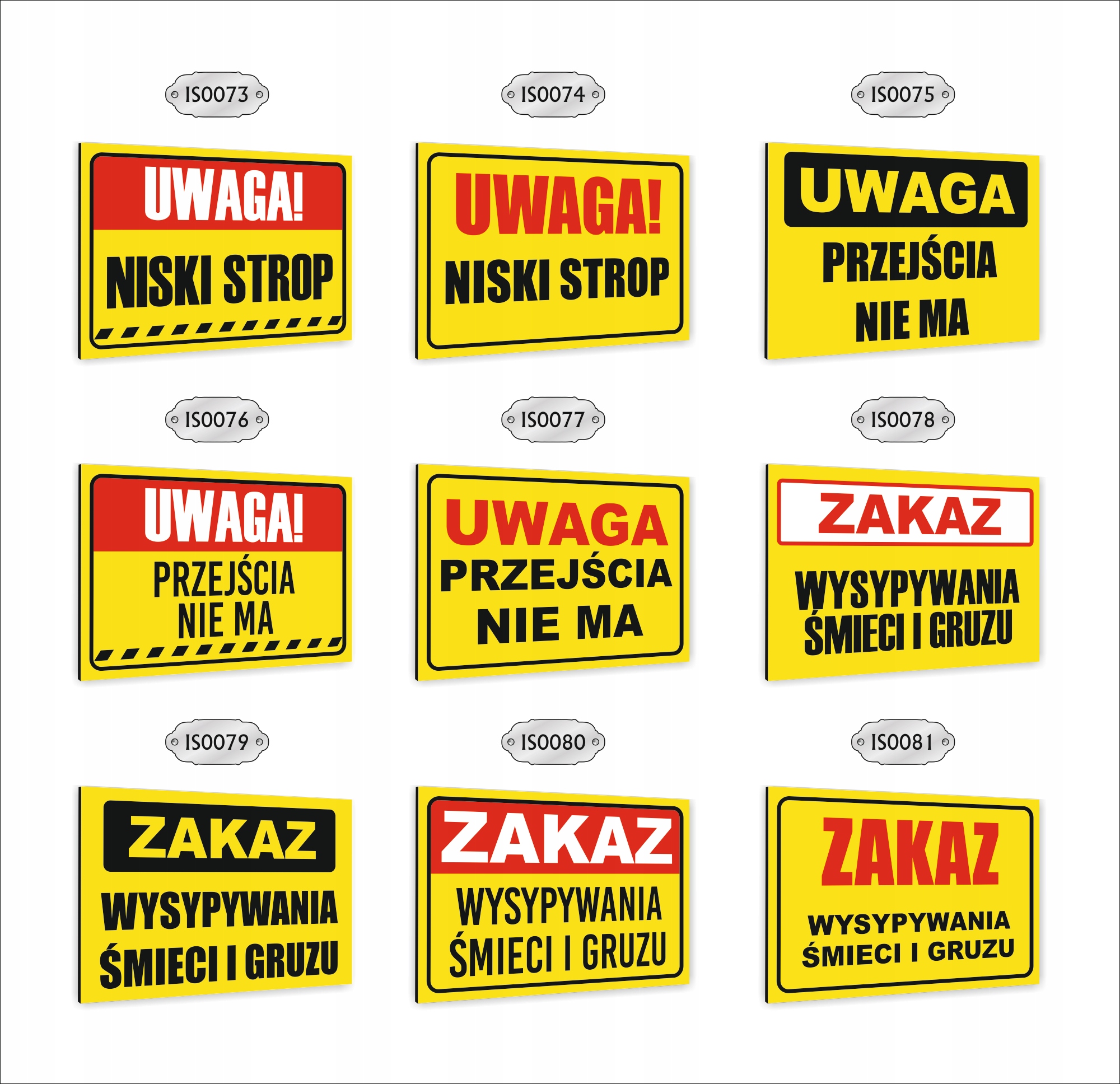 Tabliczka znak informacyjny dibond nadruk UV 30x20 OBWÓD POD NAPIĘCIEM