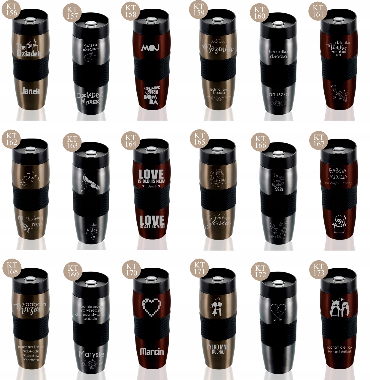 Kubek termiczny prezent dla męża z grawerem napis