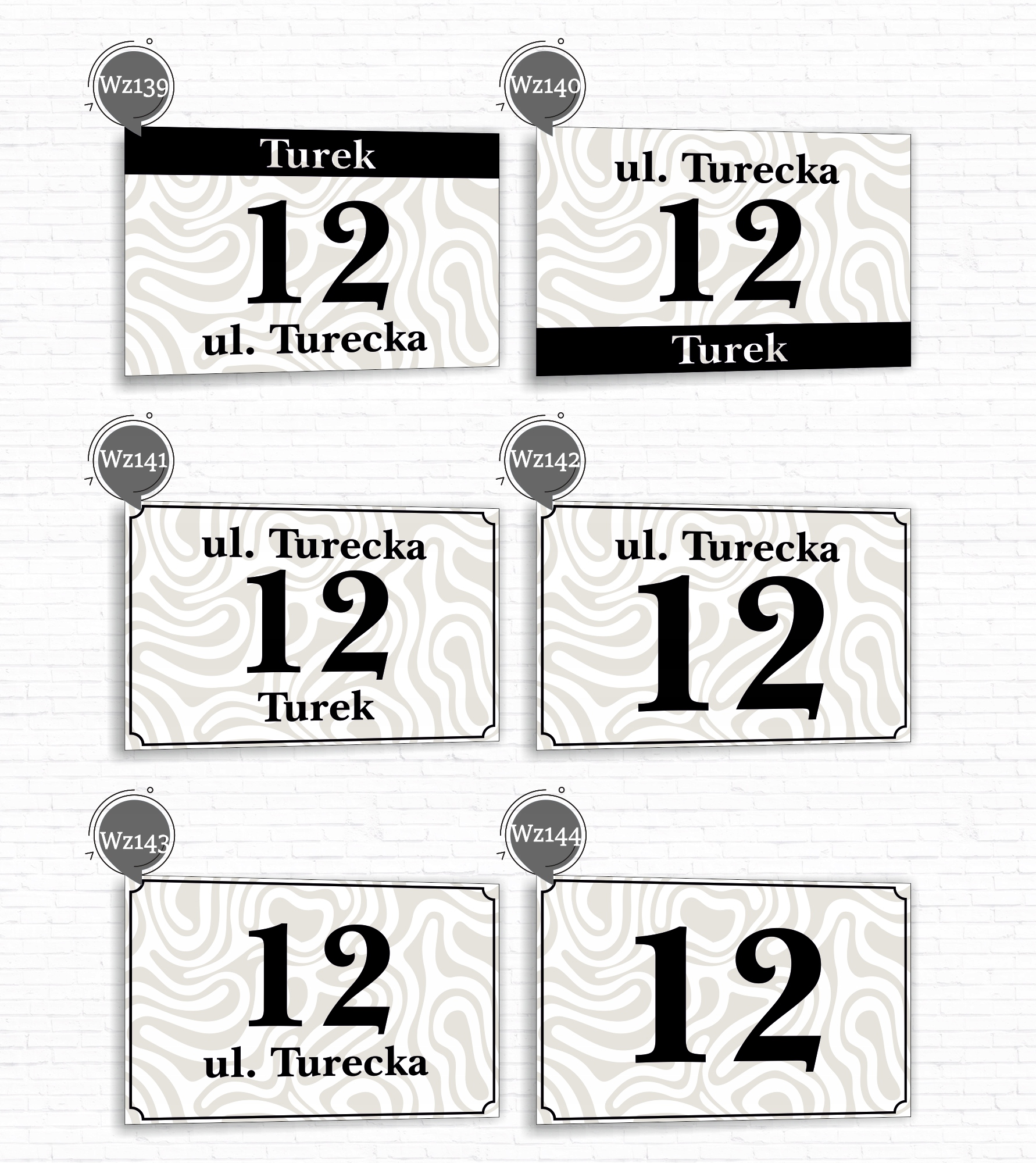Tabliczka Tablica ADRESOWA ALUMINIOWA Numer domu cyfry ulica 30x20
