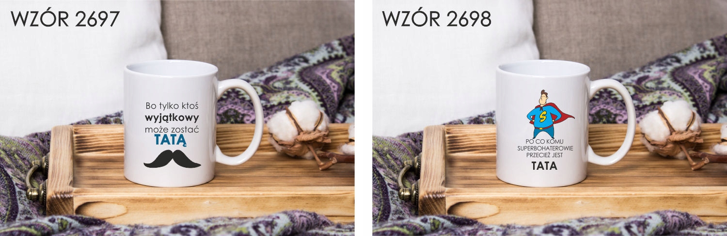 Kubek z nadrukiem PREZENT OSIĄGNĄŁEŚ TATO