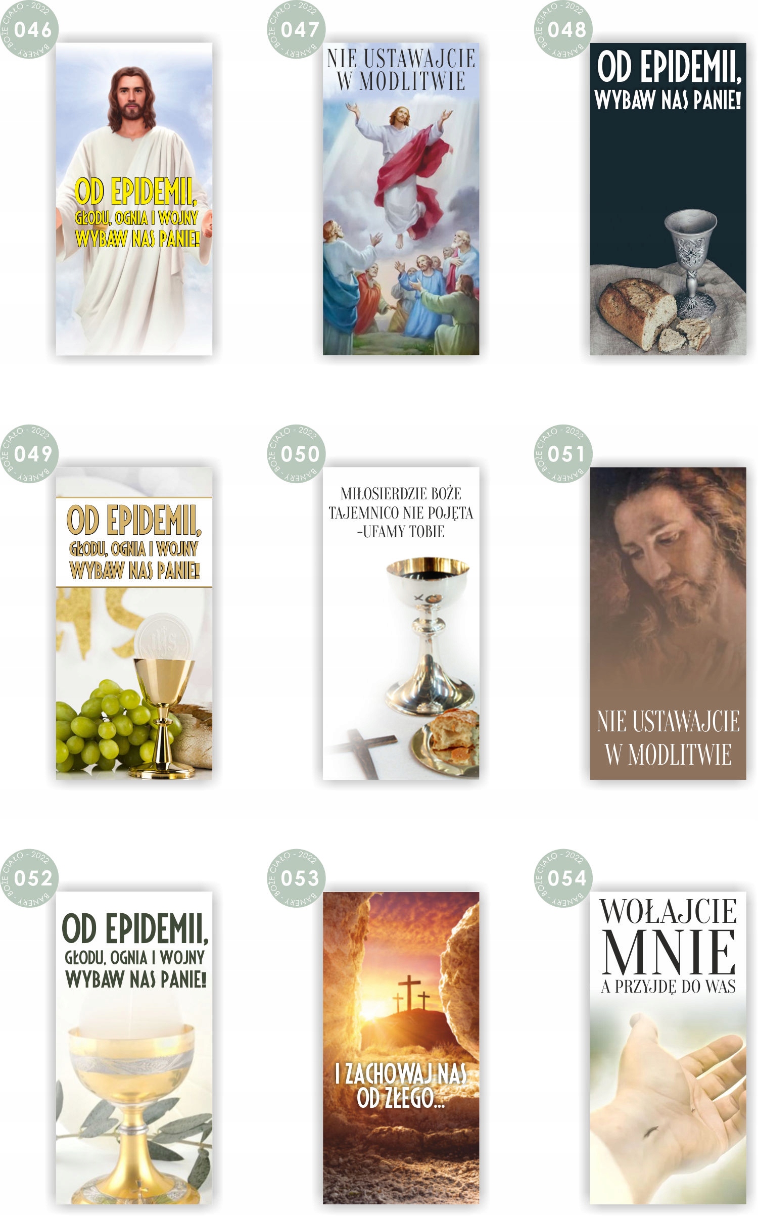 BOŻE CIAŁO Baner Plandeka 200x100 cm dekoracja