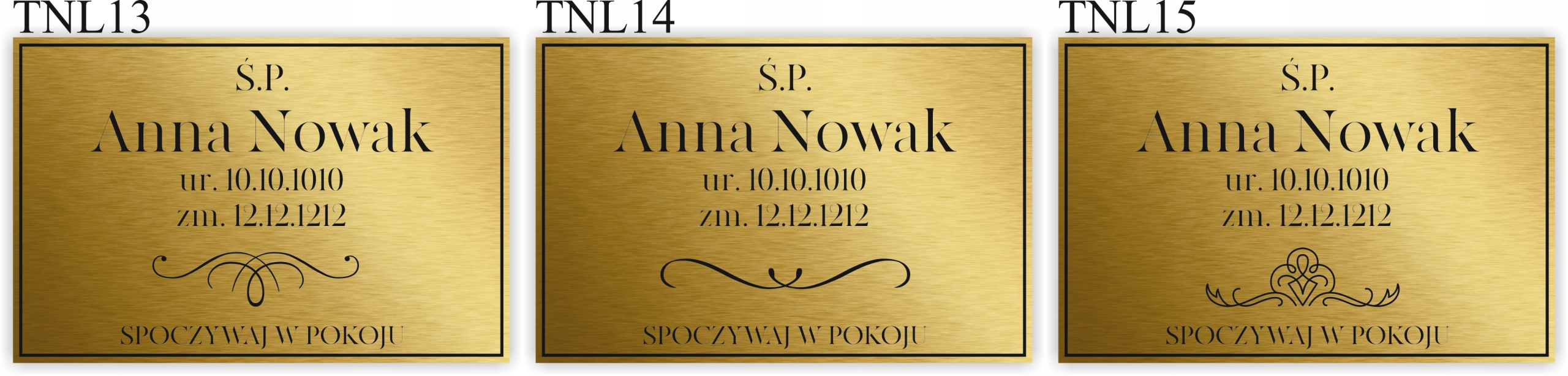 TABLICZKA NA GRÓB NAGROBKOWA TABLICA NAGROBNA