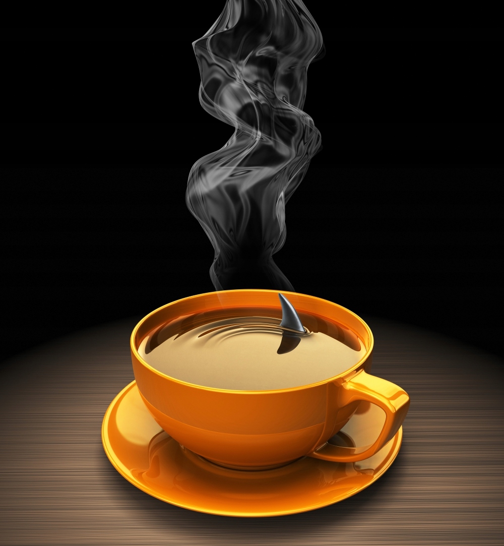 FOTOTAPETA kuchenna FILIŻANKA KAWA PARA