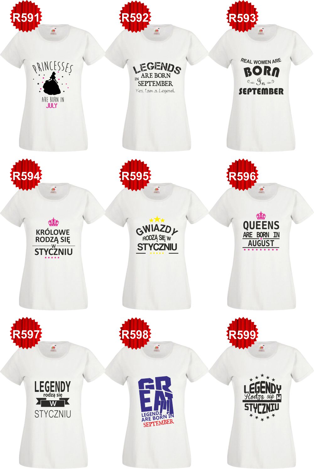 KOSZULKA T-SHIRT Z napisem DLA DZIEWCZYNY