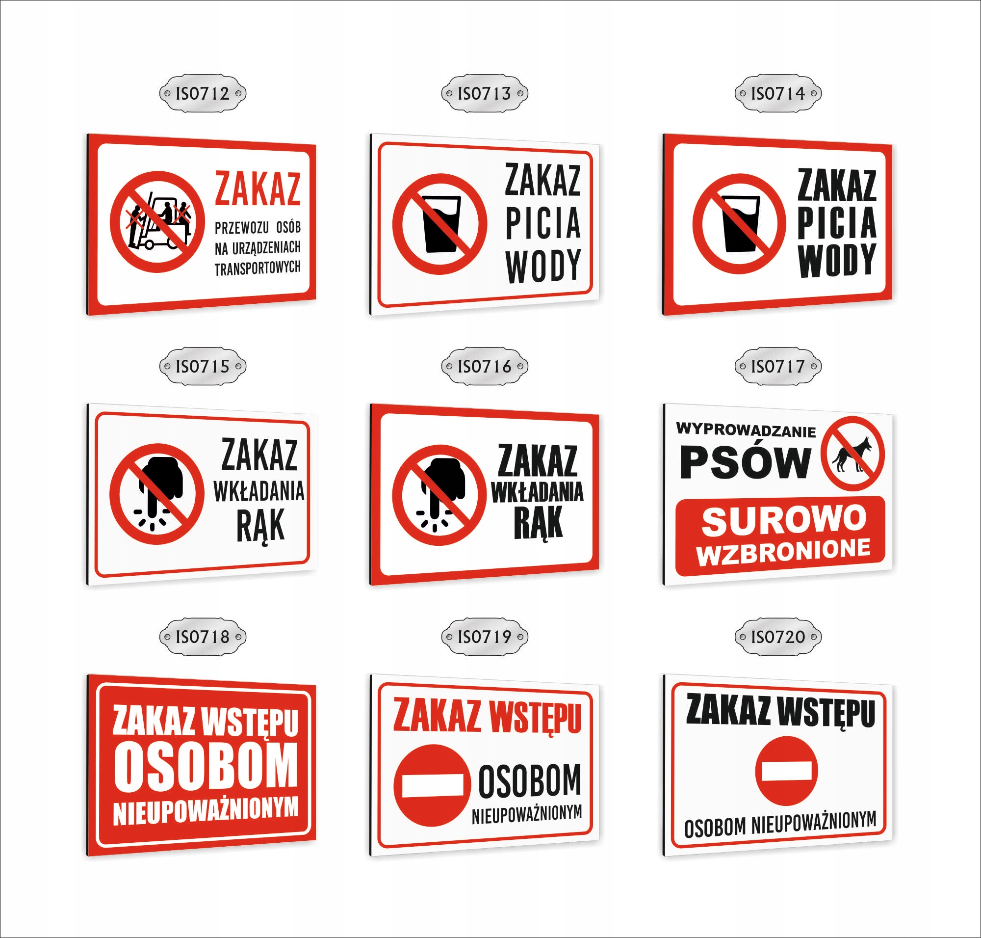 Tabliczka znak informacyjny DIBOND 40x30 ZAKAZ PALENIA nadruk UV