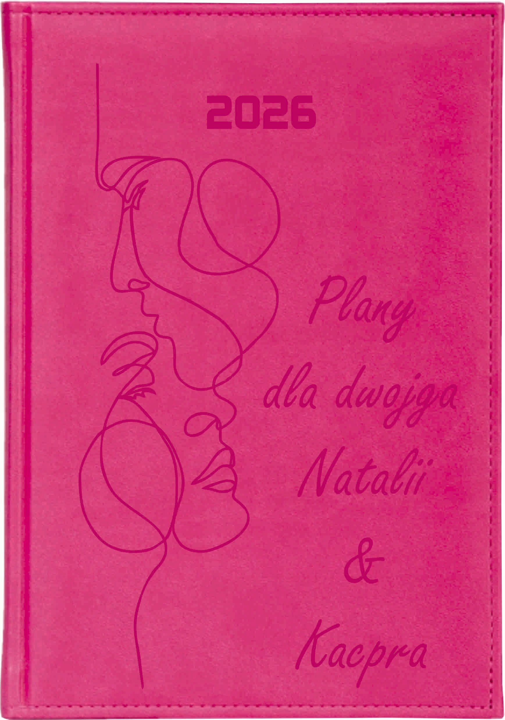 KALENDARZ A5 2026 KSIĄŻKOWY GRAWER PERSONALIZOWANY DUŻO WZORÓW PREZENT