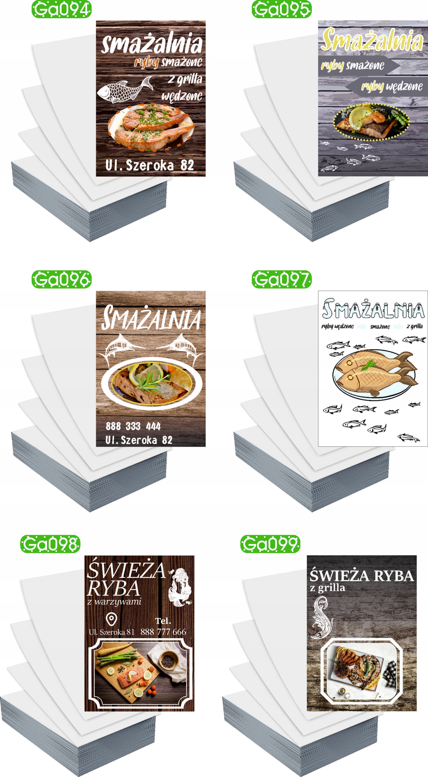 Ulotki A5 5000szt reklamowe firmowe różne wzory JAJA WIEJSKIE SPRZEDAŻ