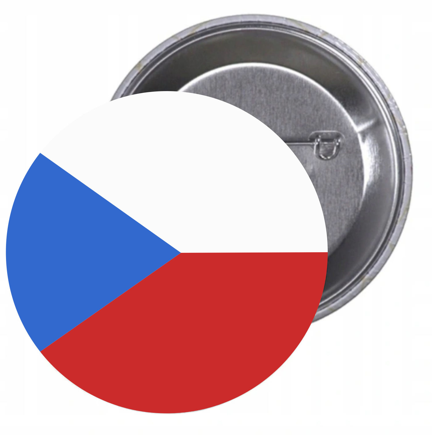 Przypinki buttony FLAGA CZECHY znaczki z grafiką