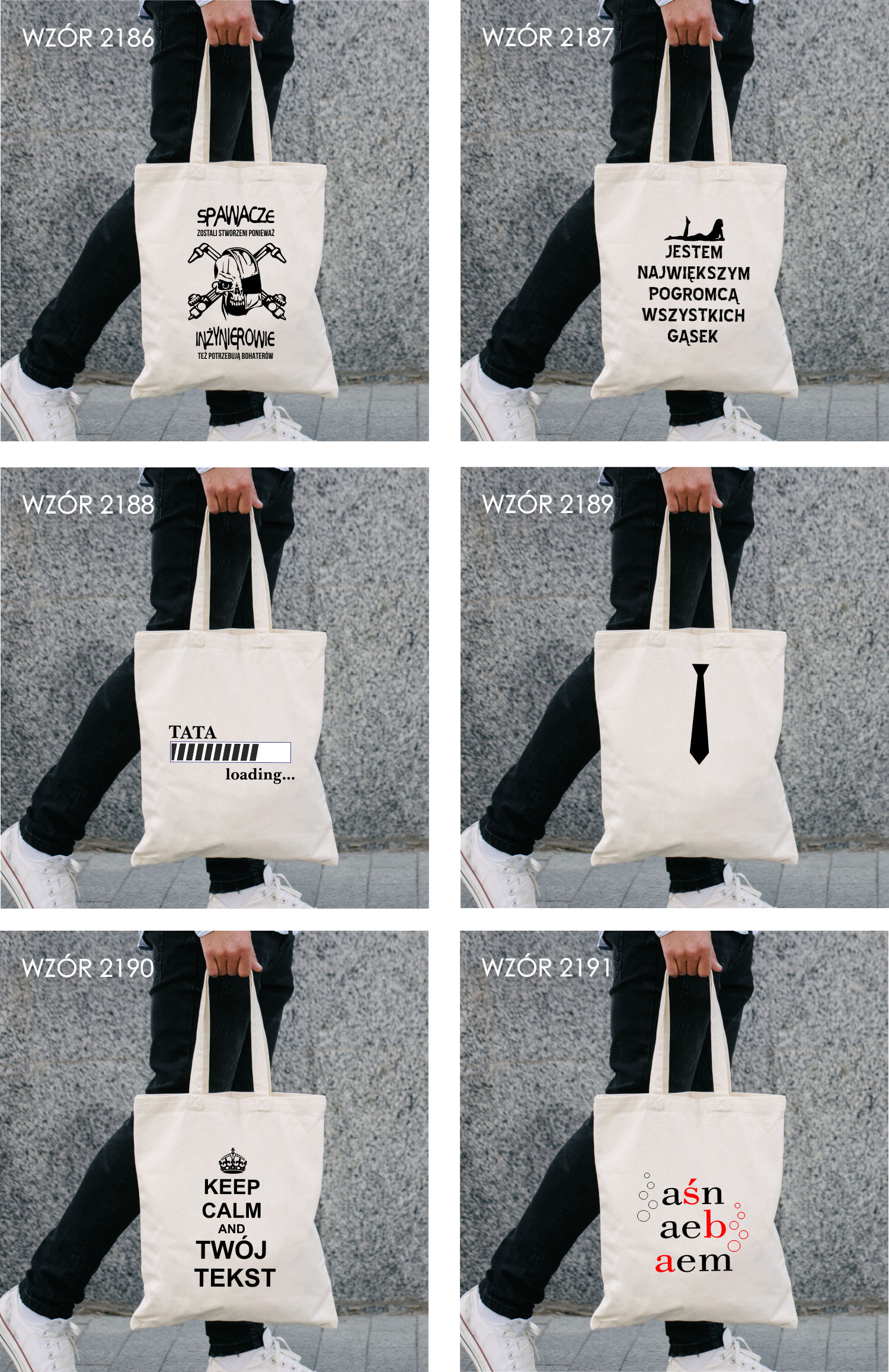 Torba z nadrukiem PREZENT SPAWACZE INŻYNIEROWIE