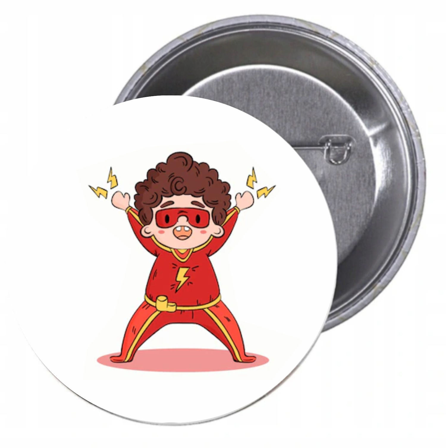 Przypinki buttony SUPER BOHATER twój wybór badziki