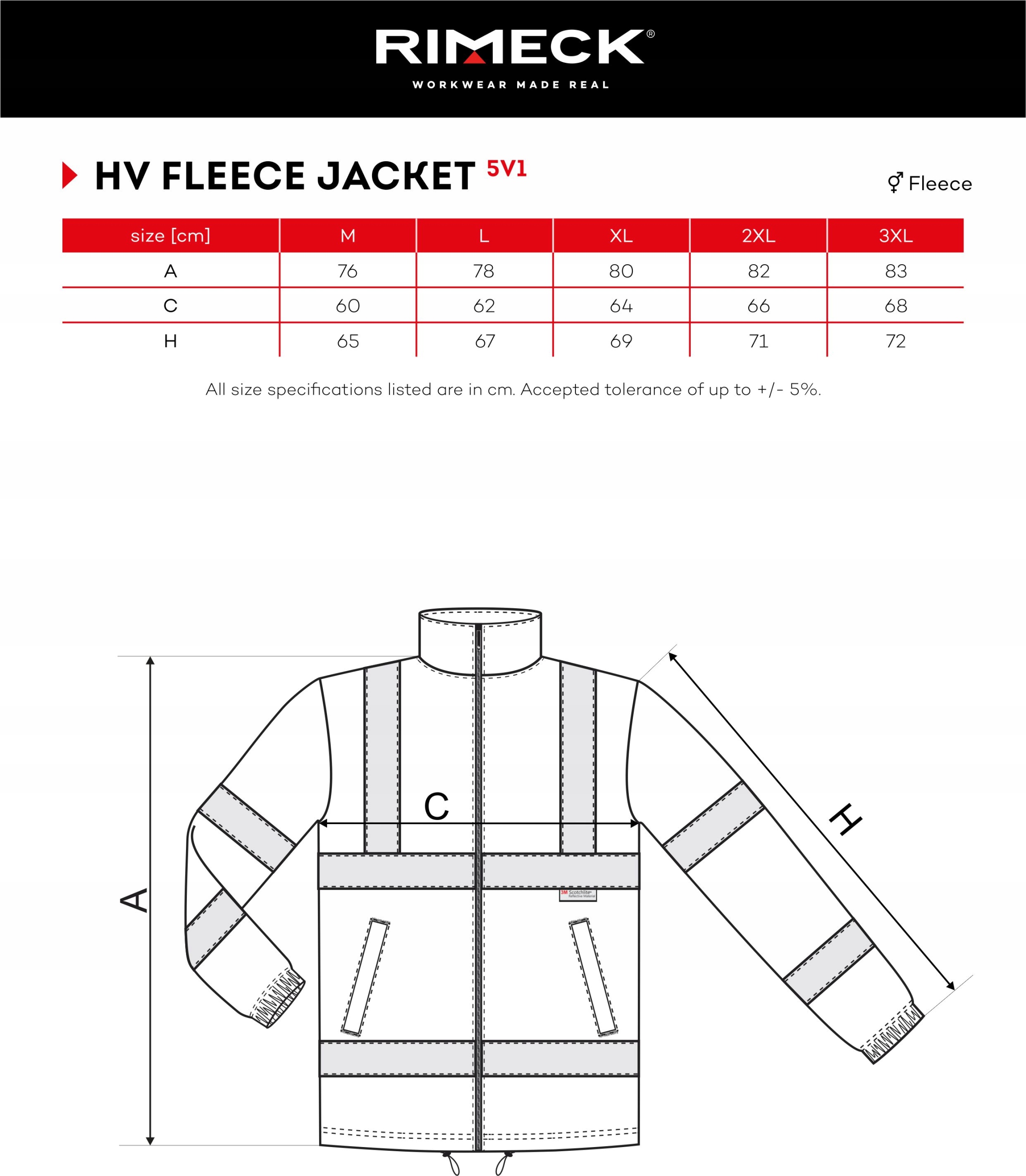 POLAR MĘSKI Z NADRUKIEM HAFTEM LOGO