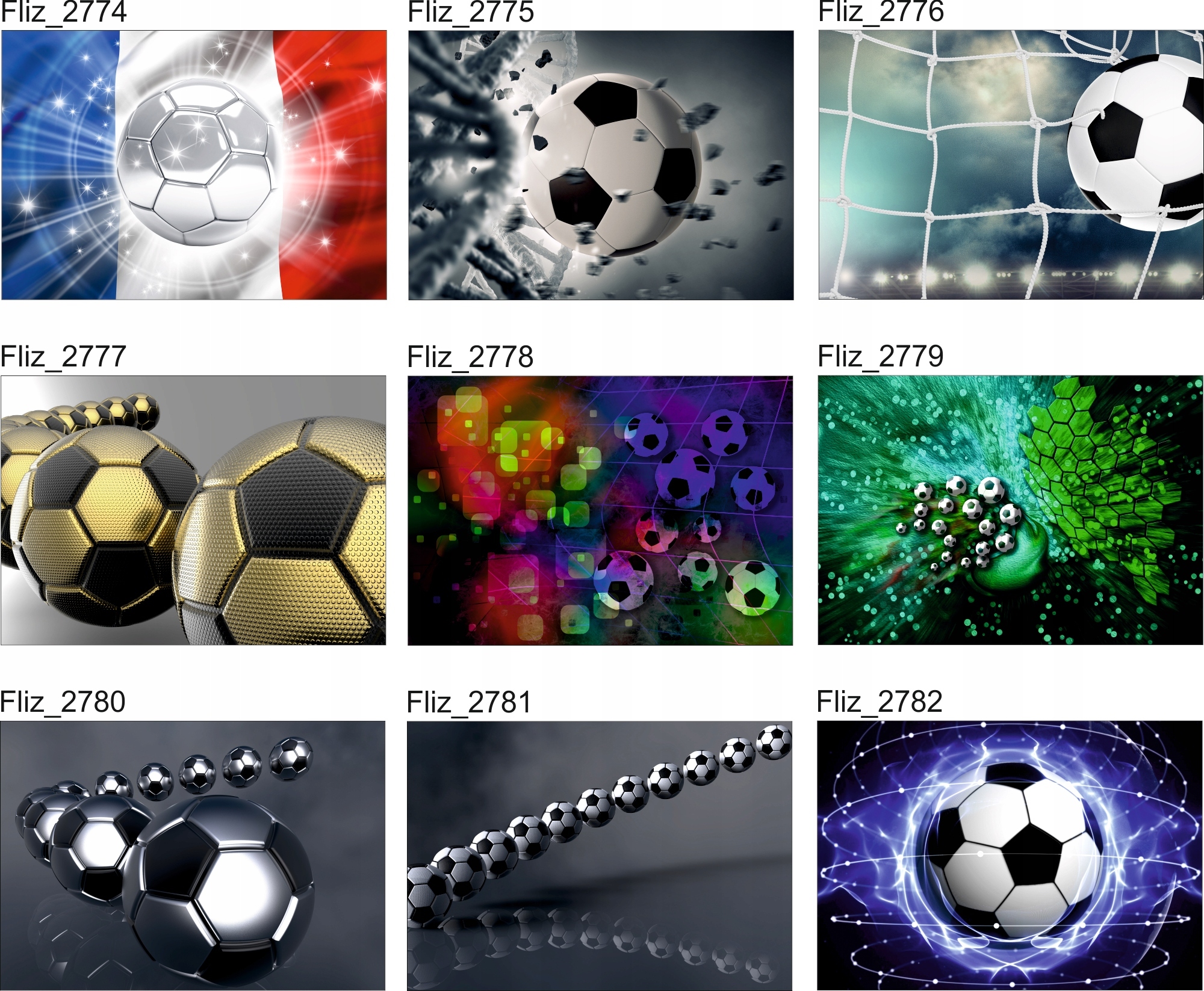 FOTOTAPETY piłkarskie sportowe PIŁKA NOŻNA 200x130