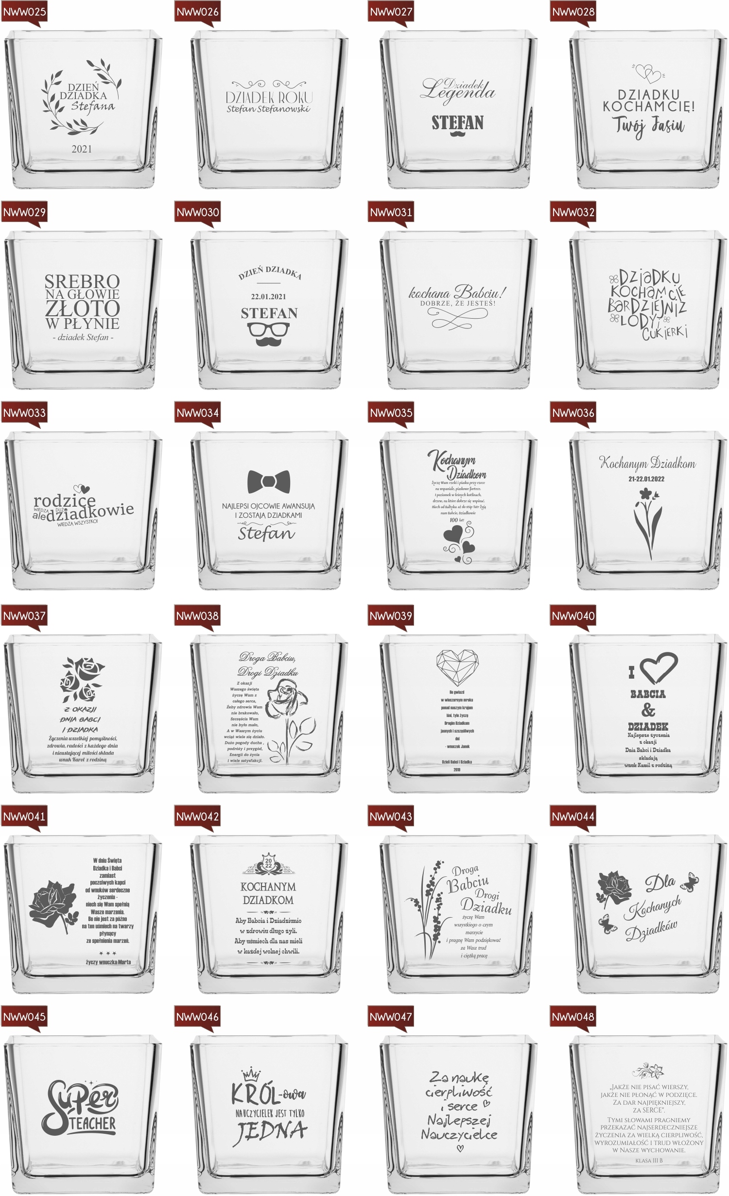 Wazon grawer PREZENT ślubny na ślub rocznicę