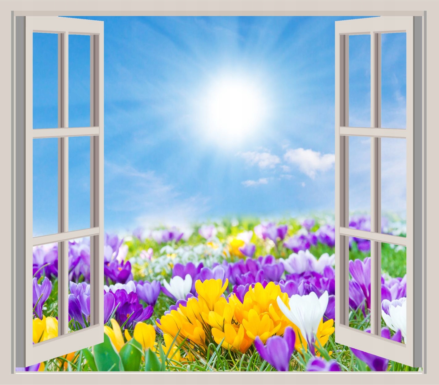 FOTOTAPETA 3D OKNO widok ocean delfiny woda morze